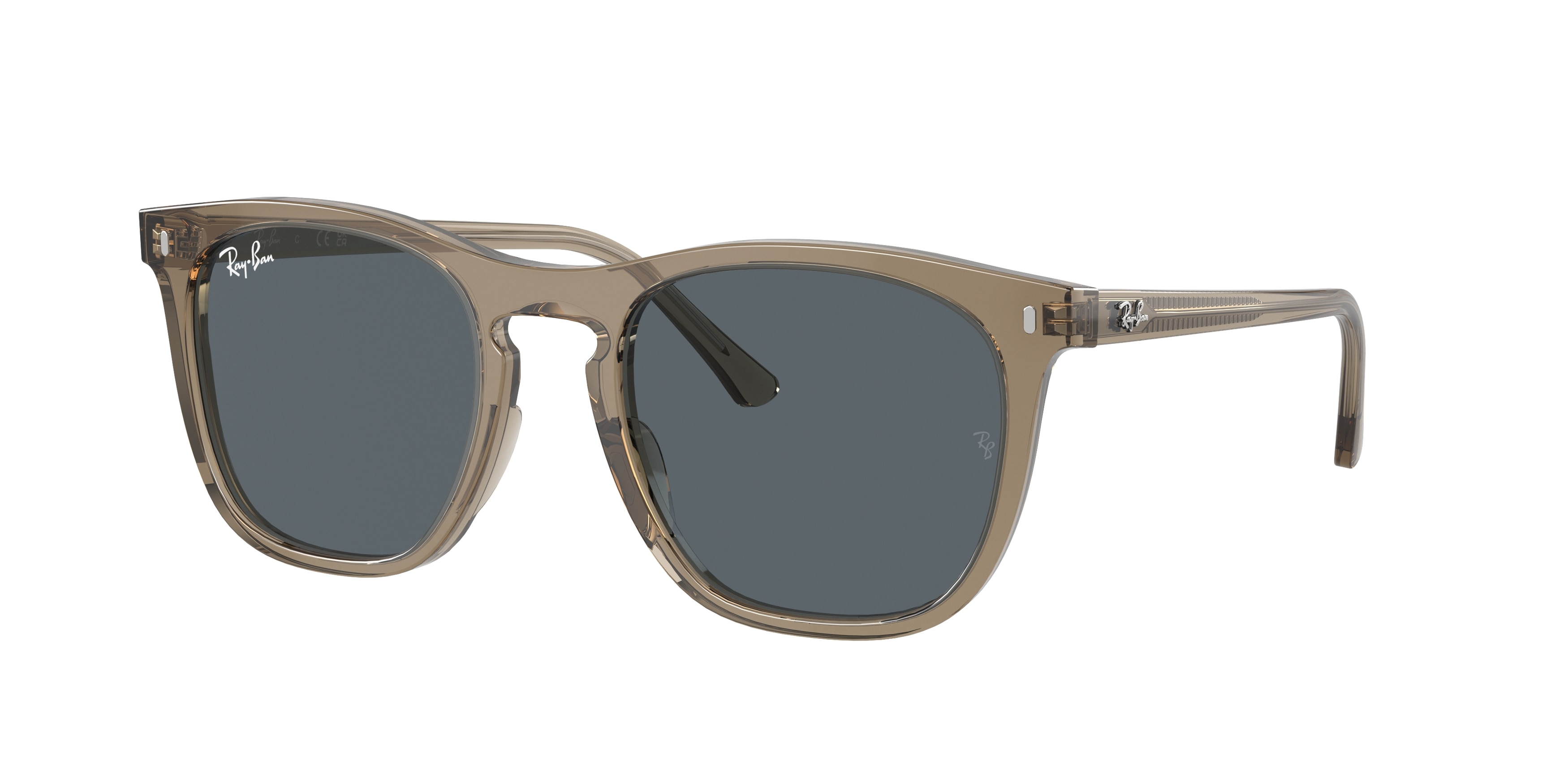 Ray-Ban  Translucent Brown Frame with Brown Gradient Lenses Sunglasses Ray Ban Cats 5000 Classic | Tortoise | Light Brown Gradient  main image 2