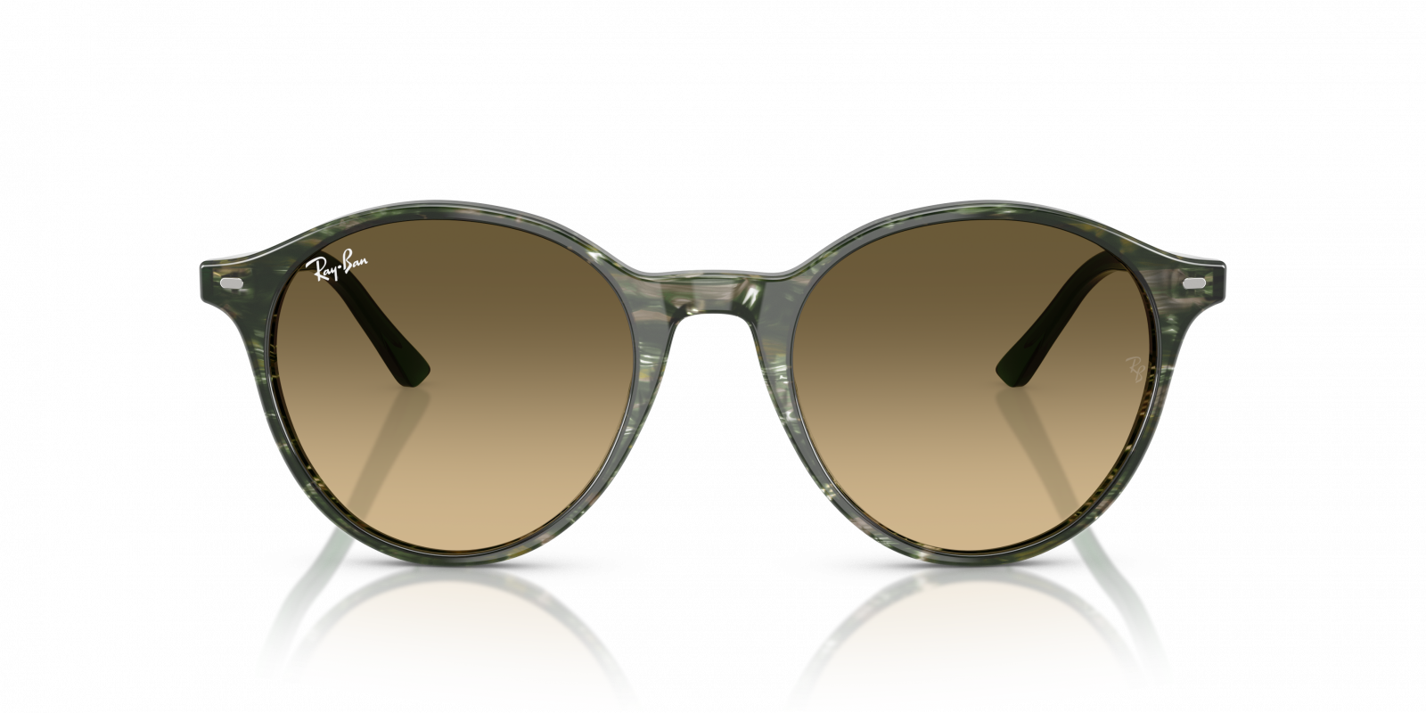 Ray-Ban RB2230 Bernard Sunglasses - Green Frame, Brown 