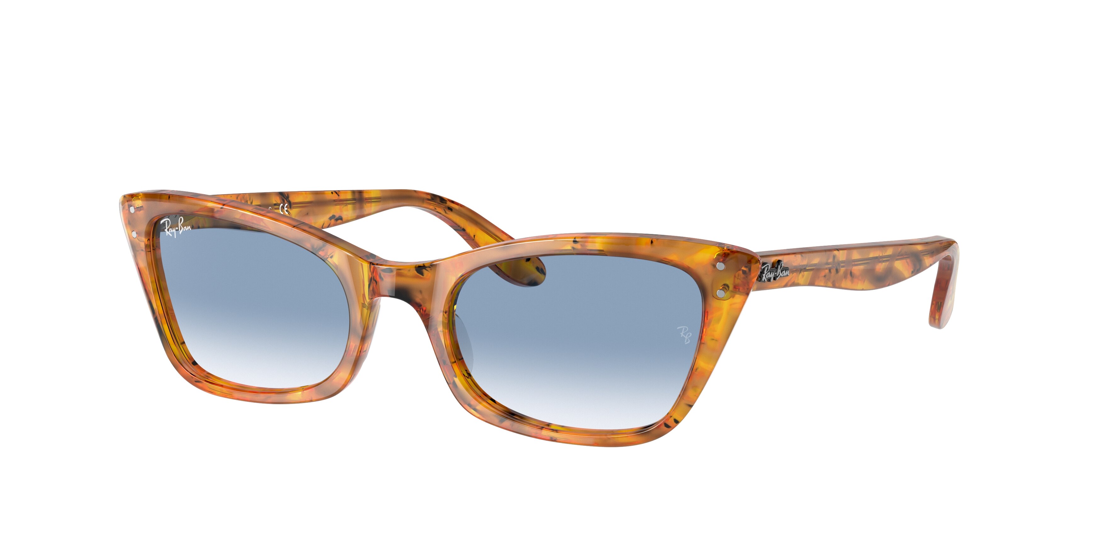 NEW Ray-Ban RB2299 Lady Burbank Women\'s Cat Eye Sunglasses 52mm Brown/Brown Lens Ray-Ban Lady Burbank RB 2299 901/31 Sunglasses - US main image 4