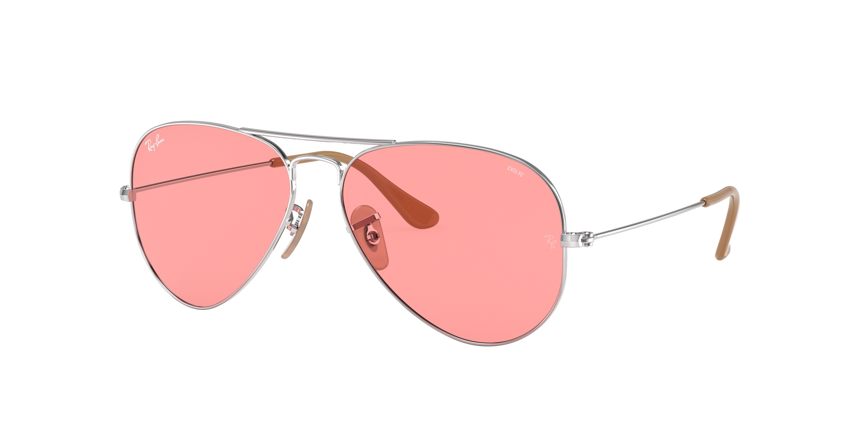 Ray-Ban Large Aviator Metal Pink Rb3025 112 Aviator Large Metal Rb3025 Polarized Sunglasses  main image 4