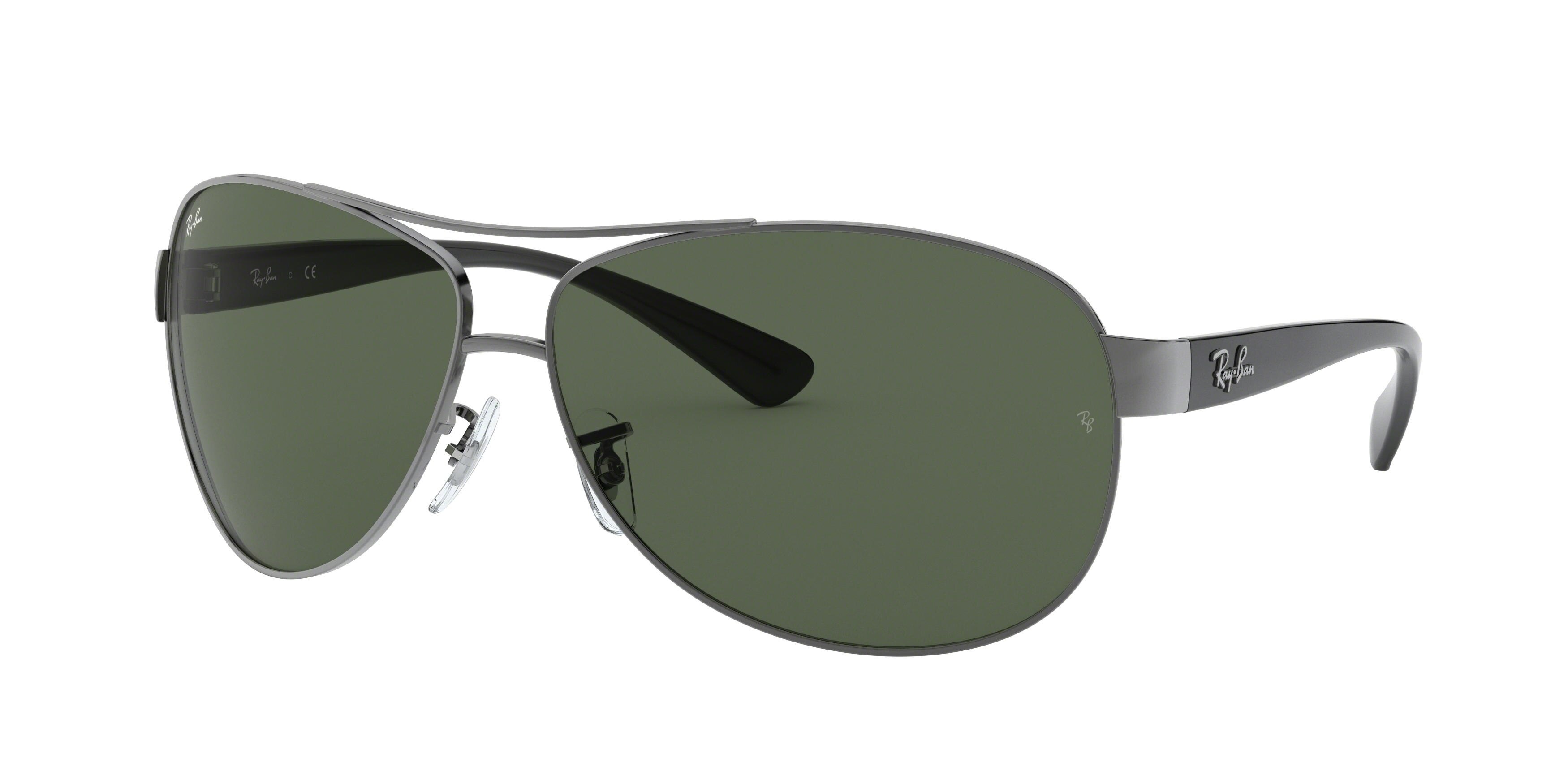 Ray-Ban RB3386 Gunmetal Aviator Sunglasses for Men - Amevista display picture 2