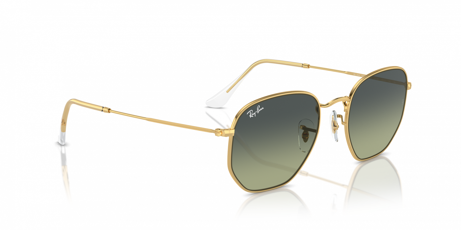 Ray Ban RB 3548 Hexagonal Sunglasses Ray-Ban Hexagonal RB 3548N 9124/43 Sunglasses - US main image 2