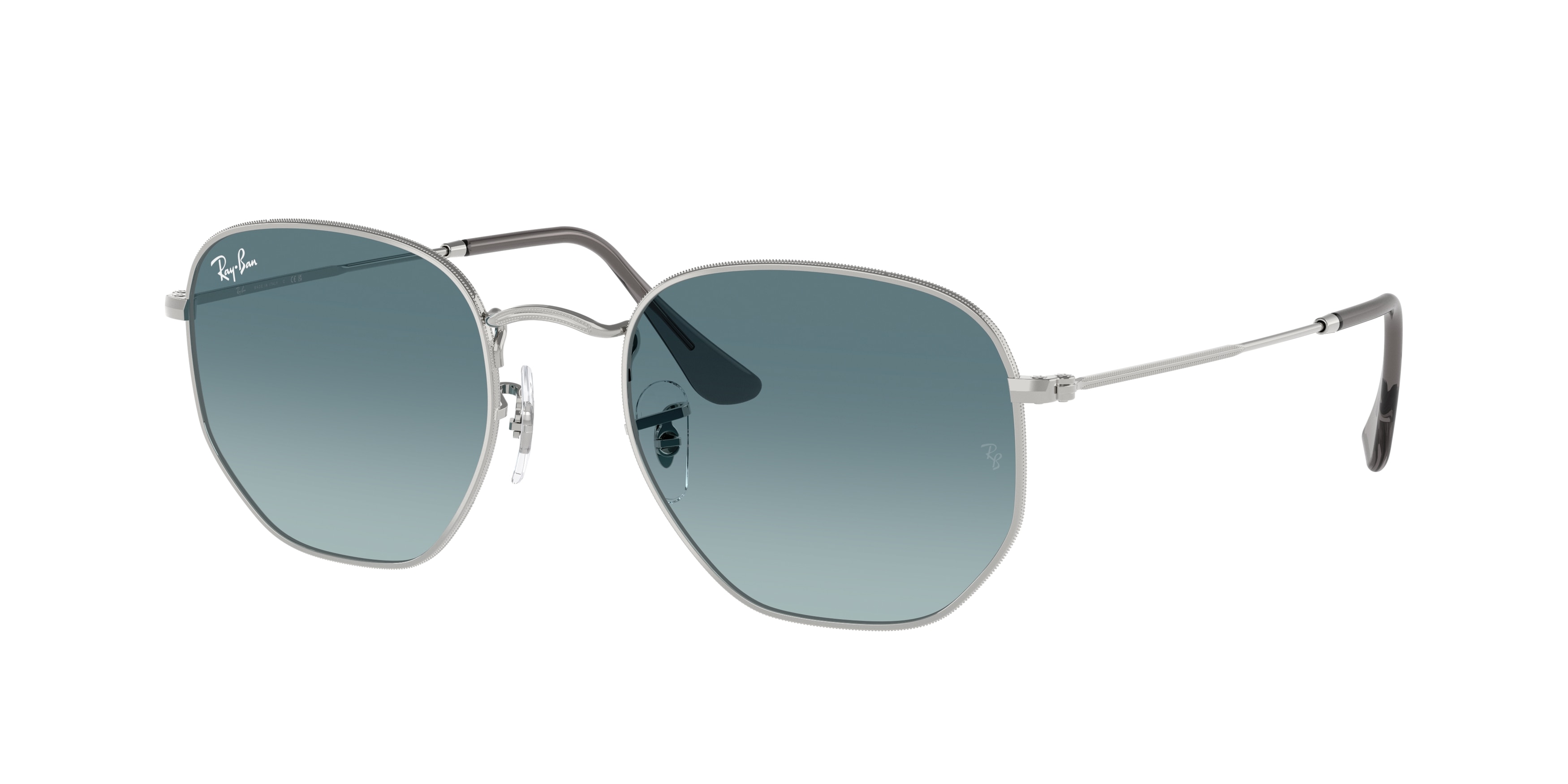 Ray-Ban RB3548N 003 3M Hexagonal Sunglasses - Silver 