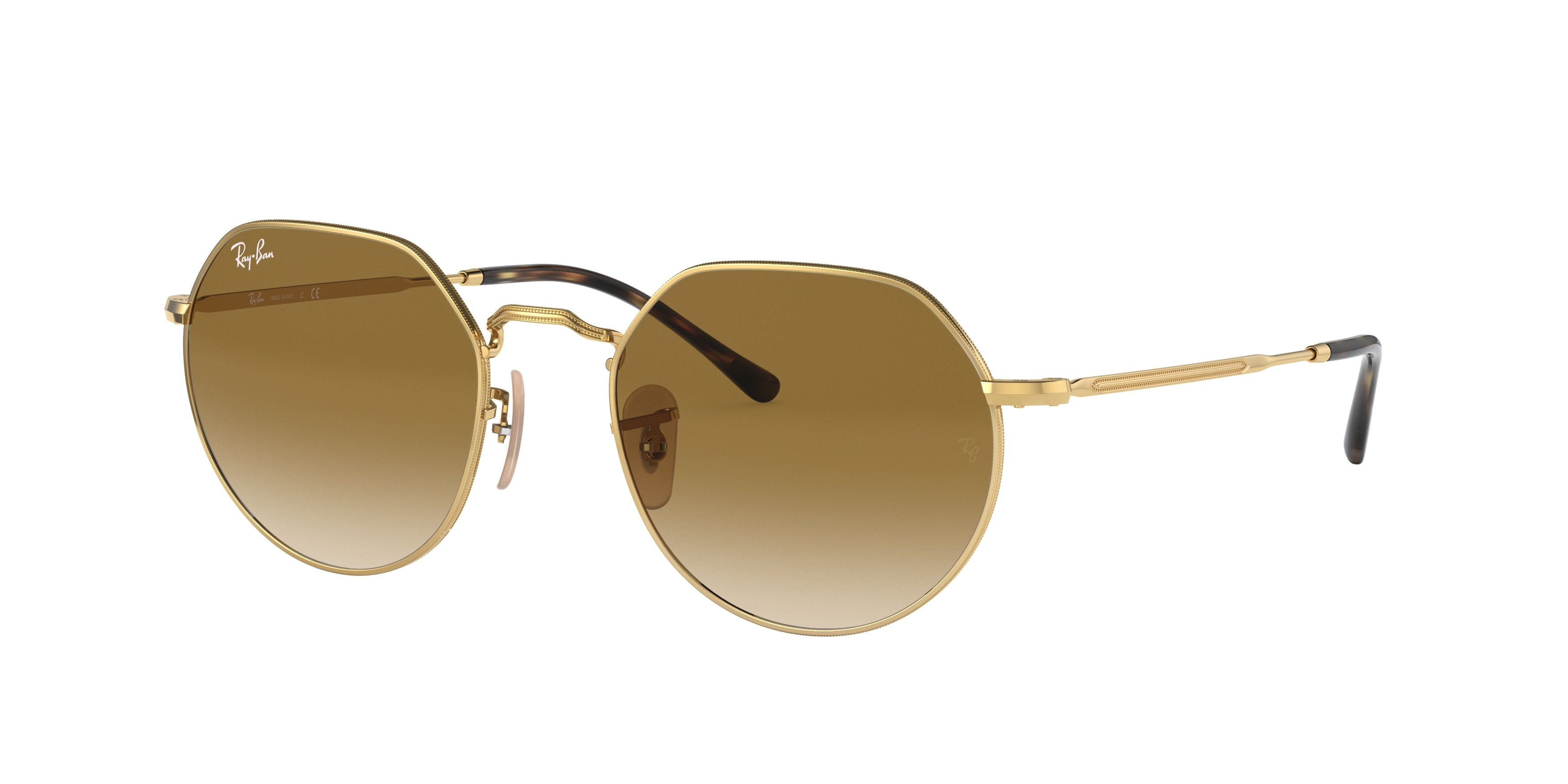 OMBRÉ AVIATOR RAYBANS GOLD Blue ombre Ray-Bans with gold frames. In great... | Depop main image 4
