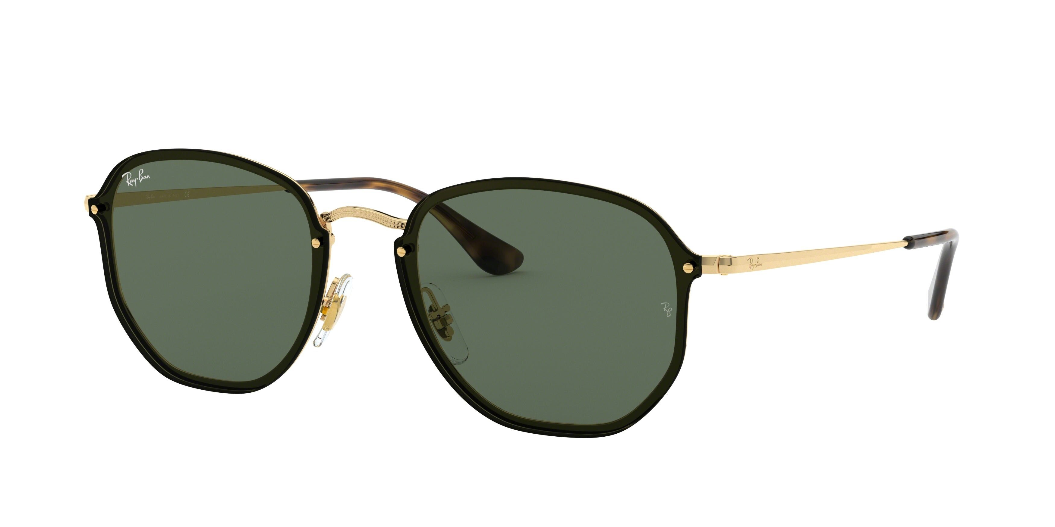 Ray-Ban Blaze Hexagonal Sunglasses Ray-Ban Blaze Hexagonal Blue Sunglasses Mirror Lens main image 4