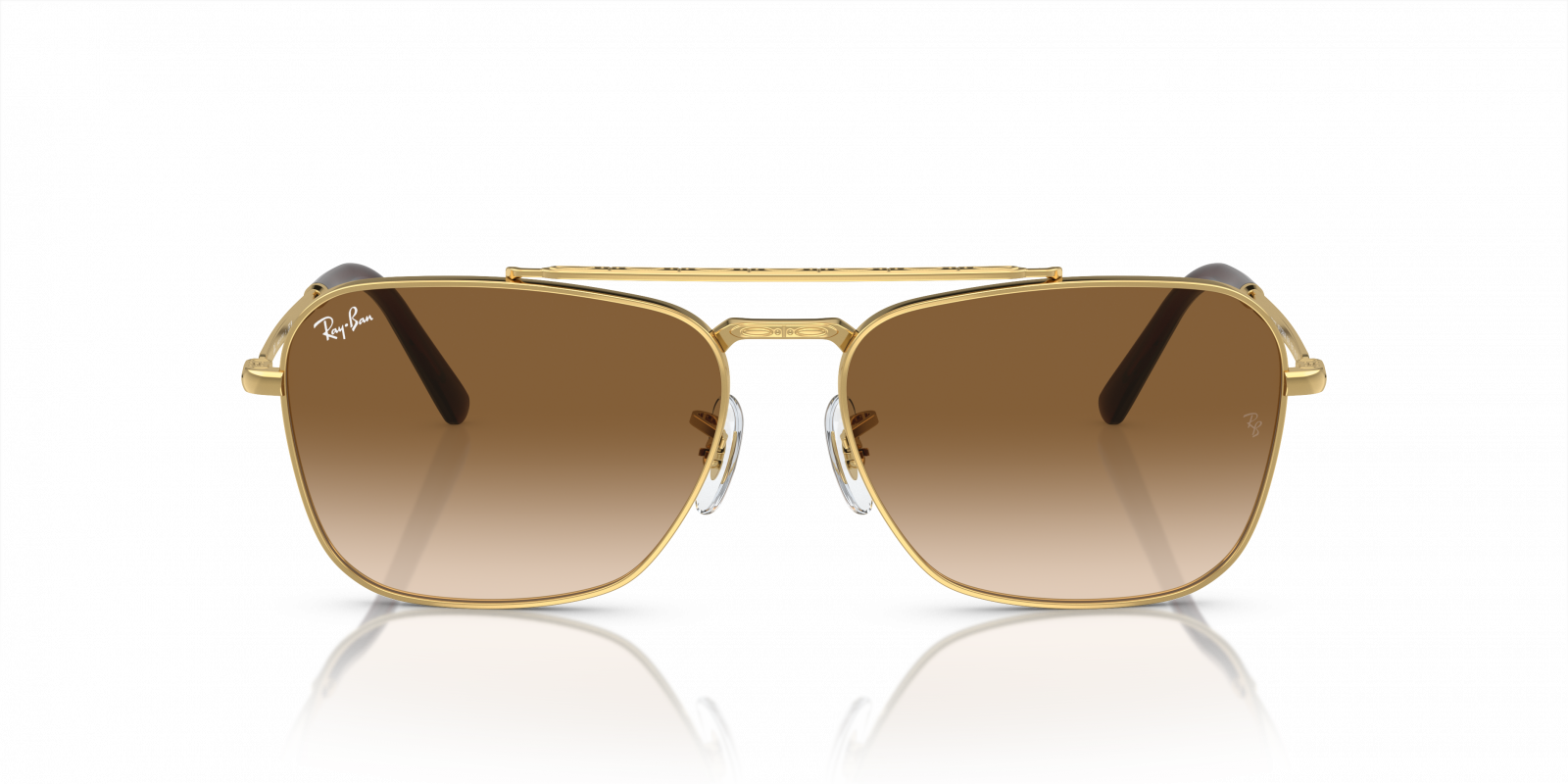 Ray-Ban RB3136 Caravan Gold Frame Brown Lens Polarized Chromance Sunglasses Amazon.com: Ray-Ban Unisex RB3136 Caravan Square Sunglasses  main image 3