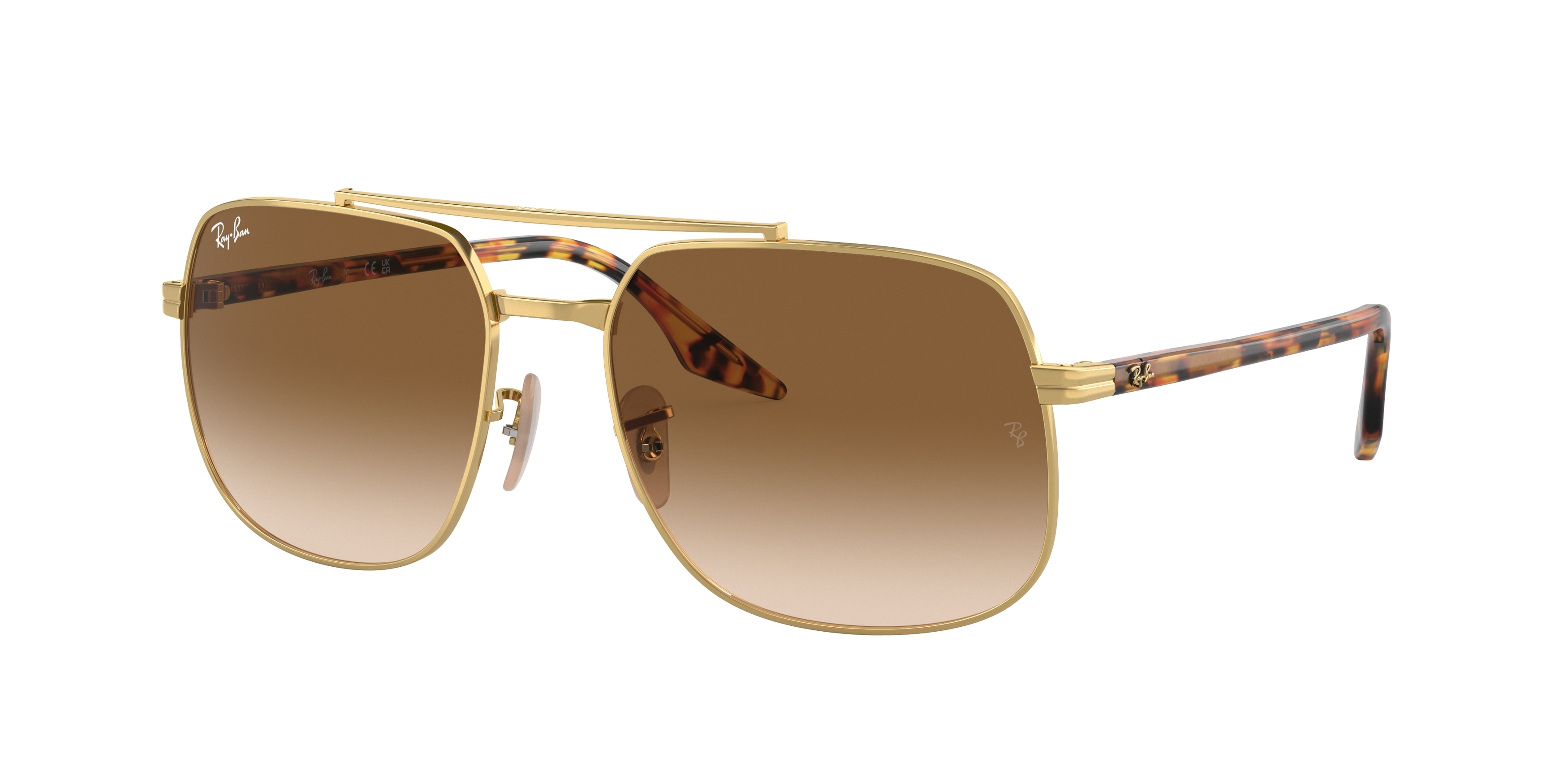 Ray-Ban RB3699 001 51 Gold Sunglasses for Men & Women - Amevista