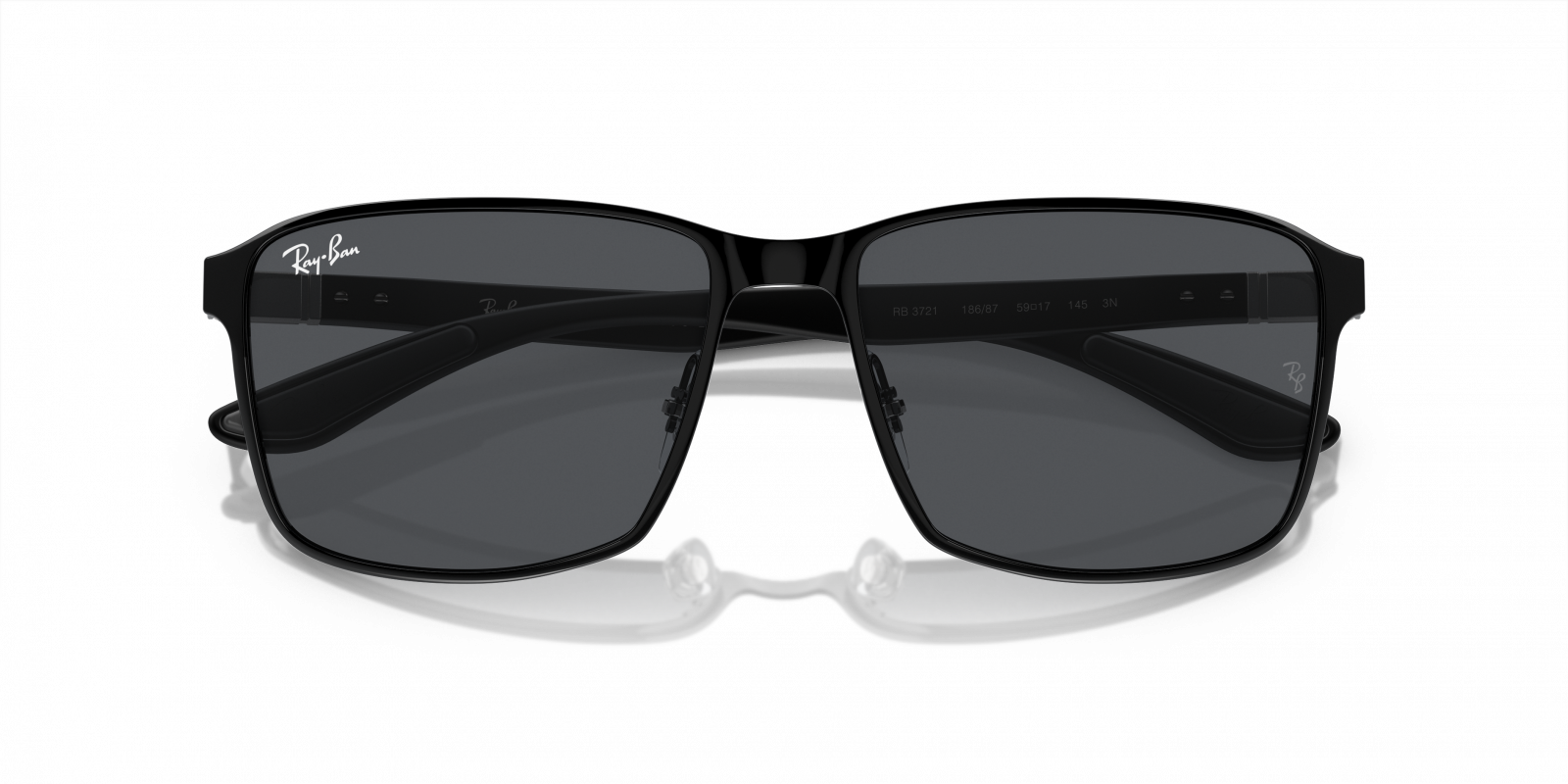 NWT BLACK RAY BAN SUNGLASSES Ray-Ban 4387 Shiny Black Prescription Sunglasses - 50% Off  main image 3