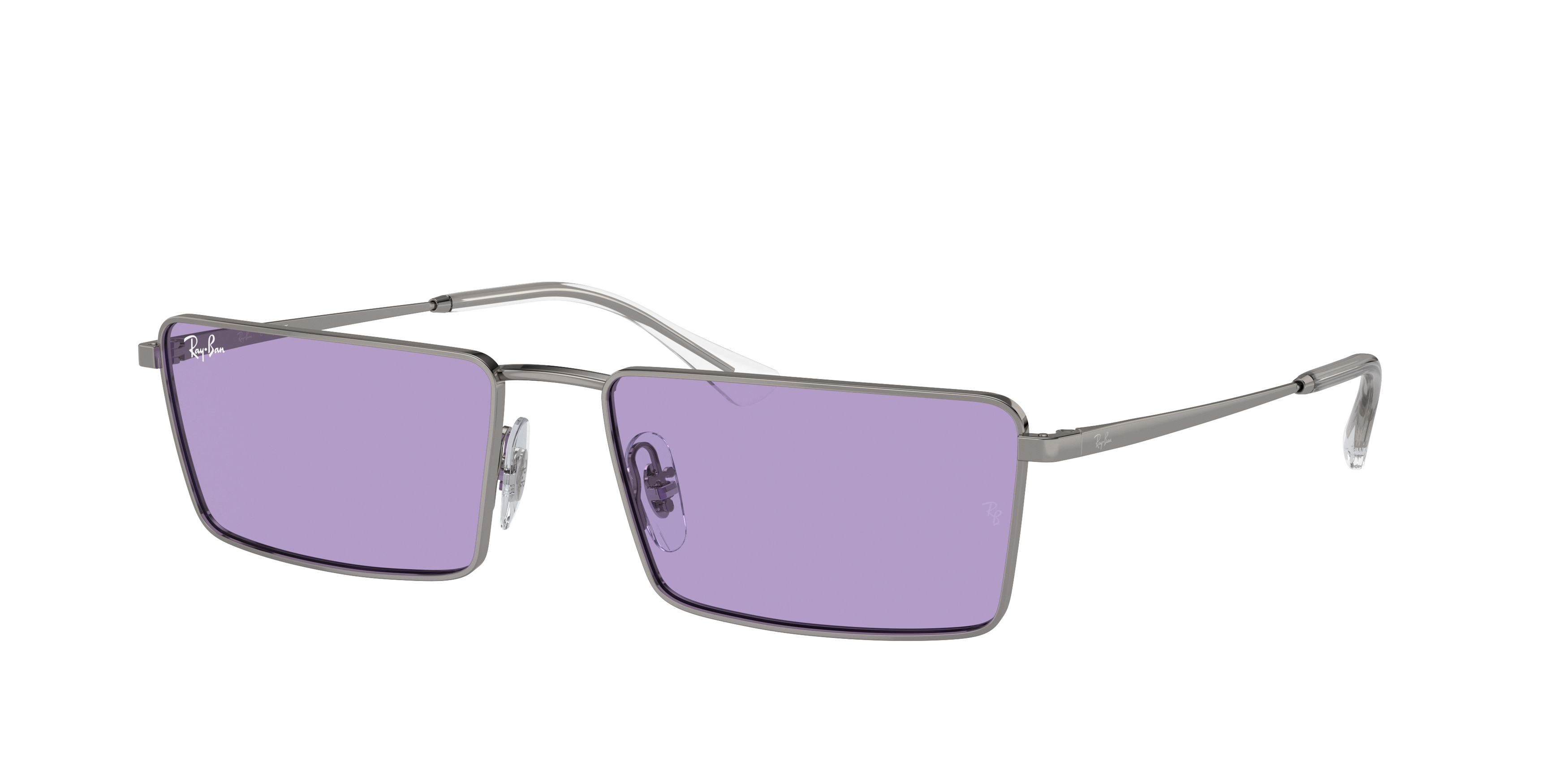Ray-Ban RB3741 004 1A Emy Sunglasses - Gunmetal Violet  display picture 1