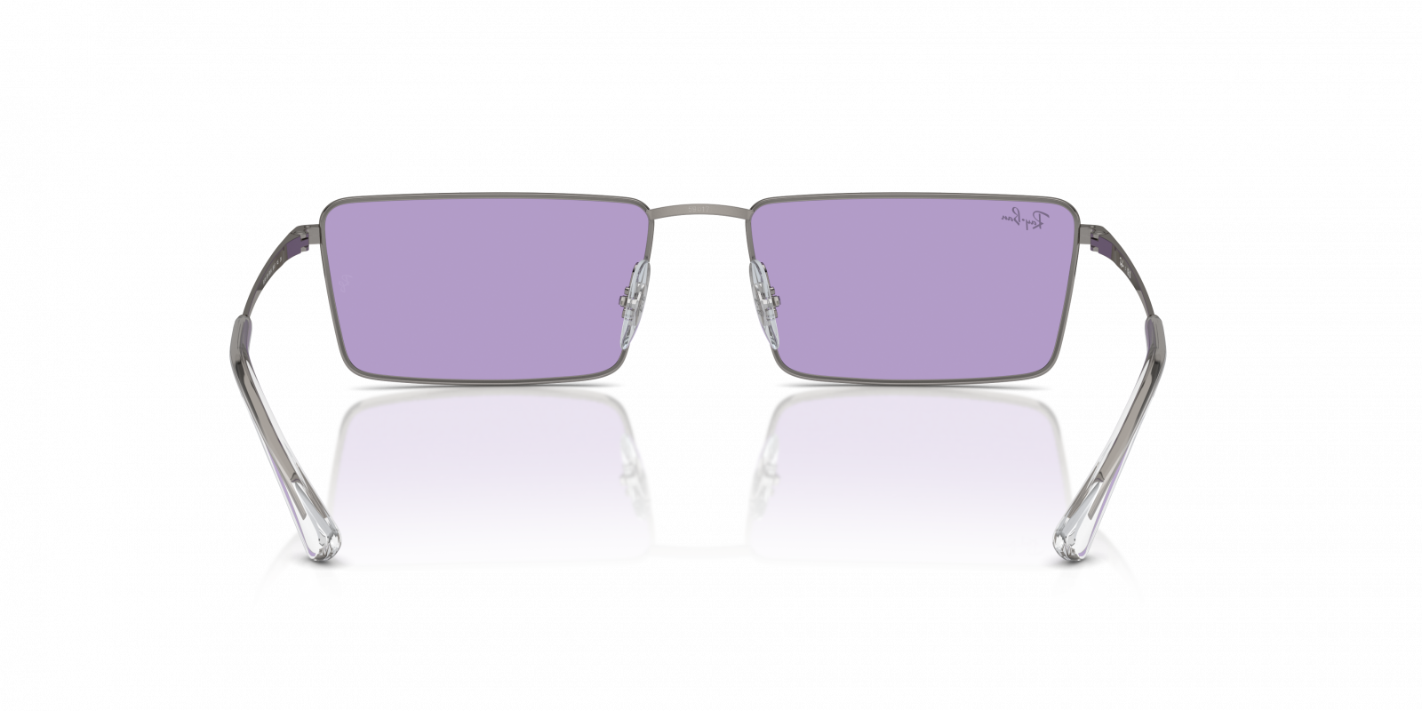 Ray-Ban RB3741 004 1A Emy Sunglasses - Gunmetal Violet Sunglasses 
