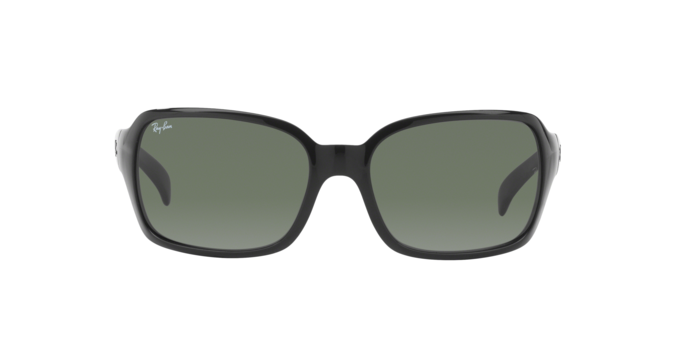 Ray-Ban RB4068 Black Square Sunglasses for Women - Amevista display picture 2