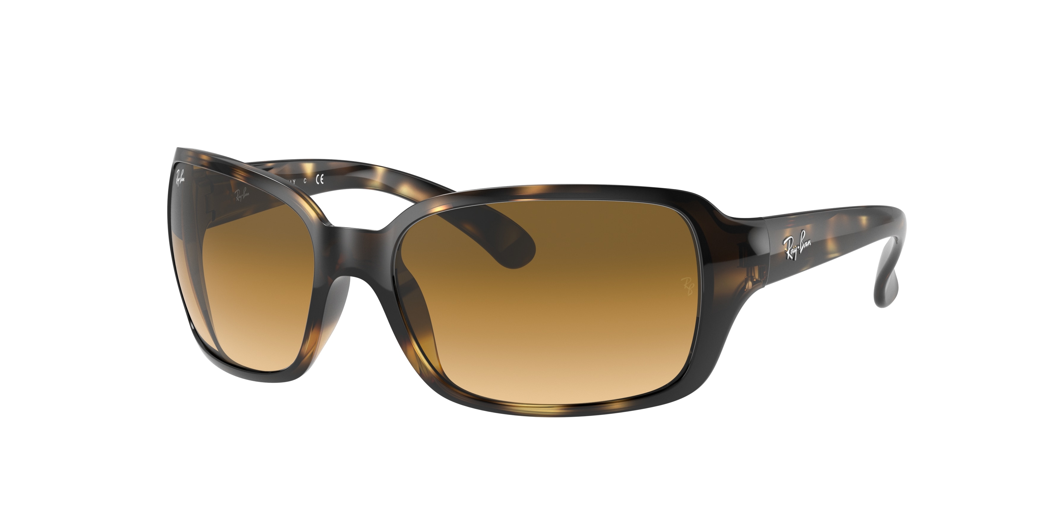 Ray-ban Women RB4068 Square Sunglasses, Light Havana/Clear Gradient Brown New Ray-Ban Women main image 3