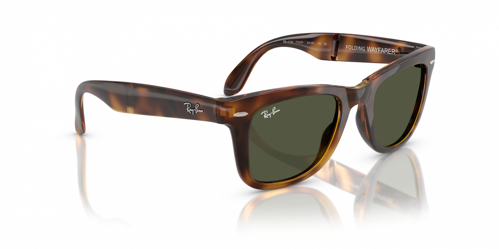Ray-Ban RB4105 710/31 Folding Wayfarer | Online Sale - Amevista