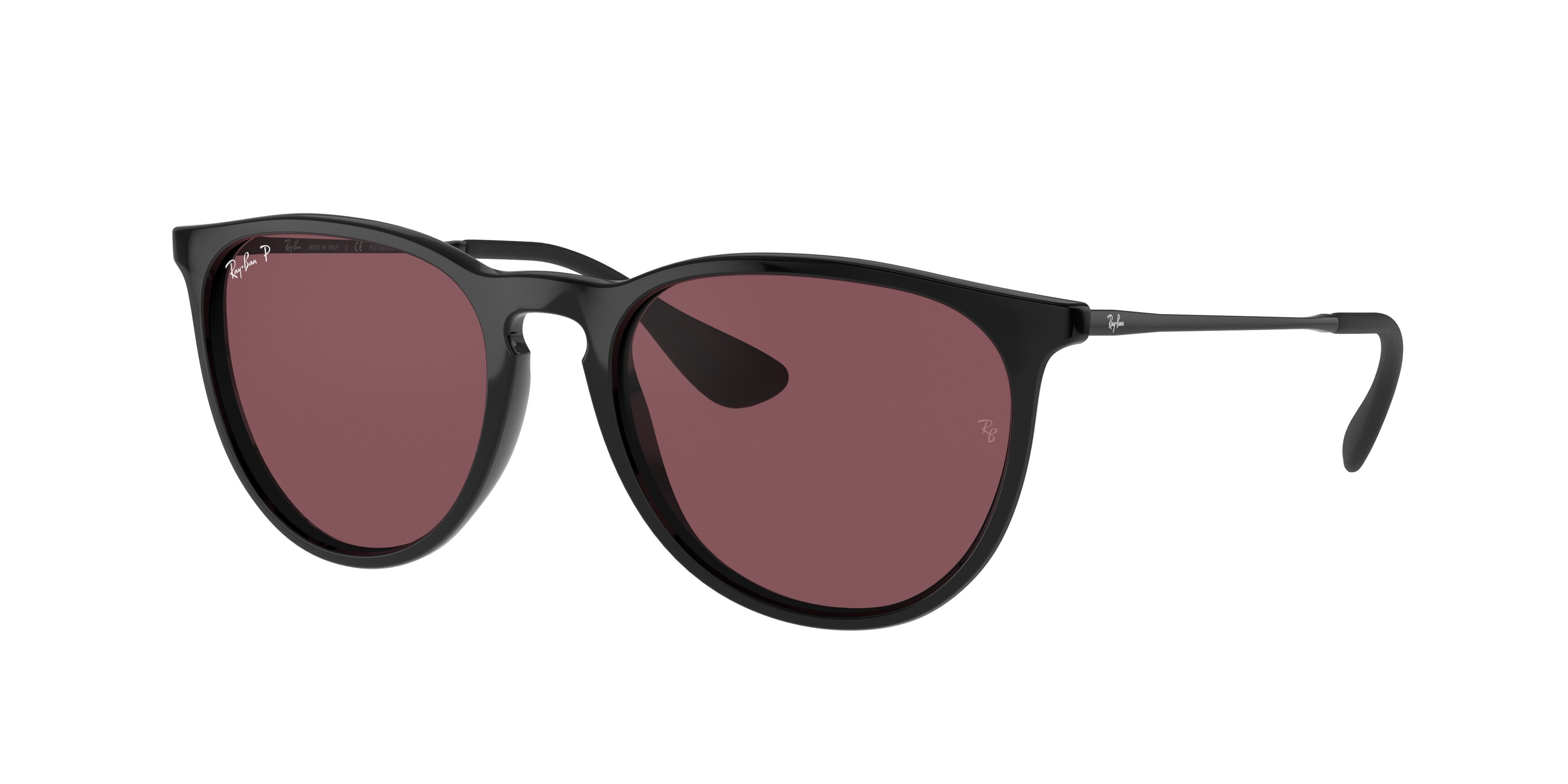 Ray-Ban Erika RB4171 601/5Q Black Sunglasses for Women 