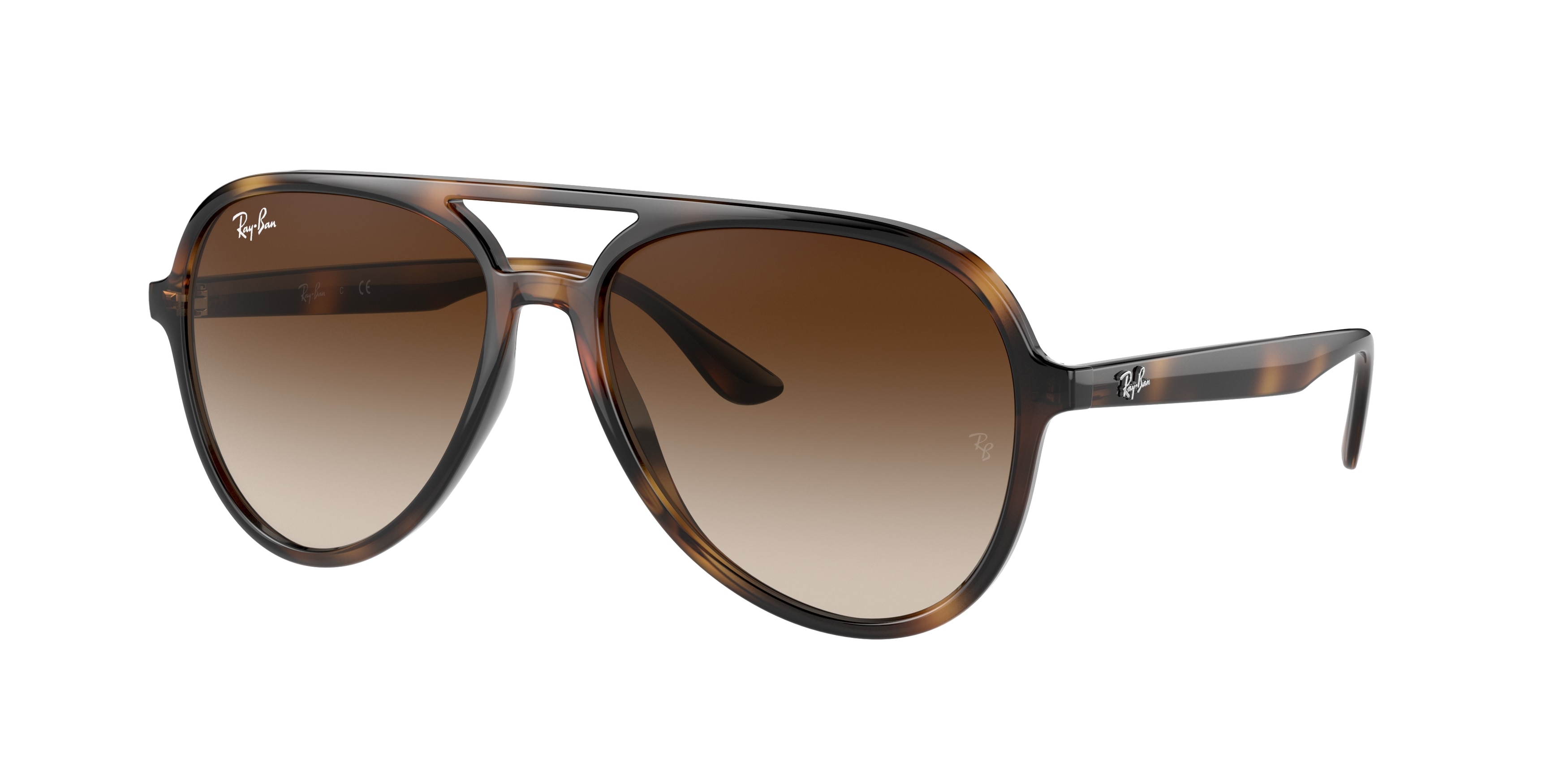 NWT Ray-Ban Round Glamour 57mm Polarized Sunglasses - Light Havana ray ban sunglasses havana products for sale | eBay main image 3