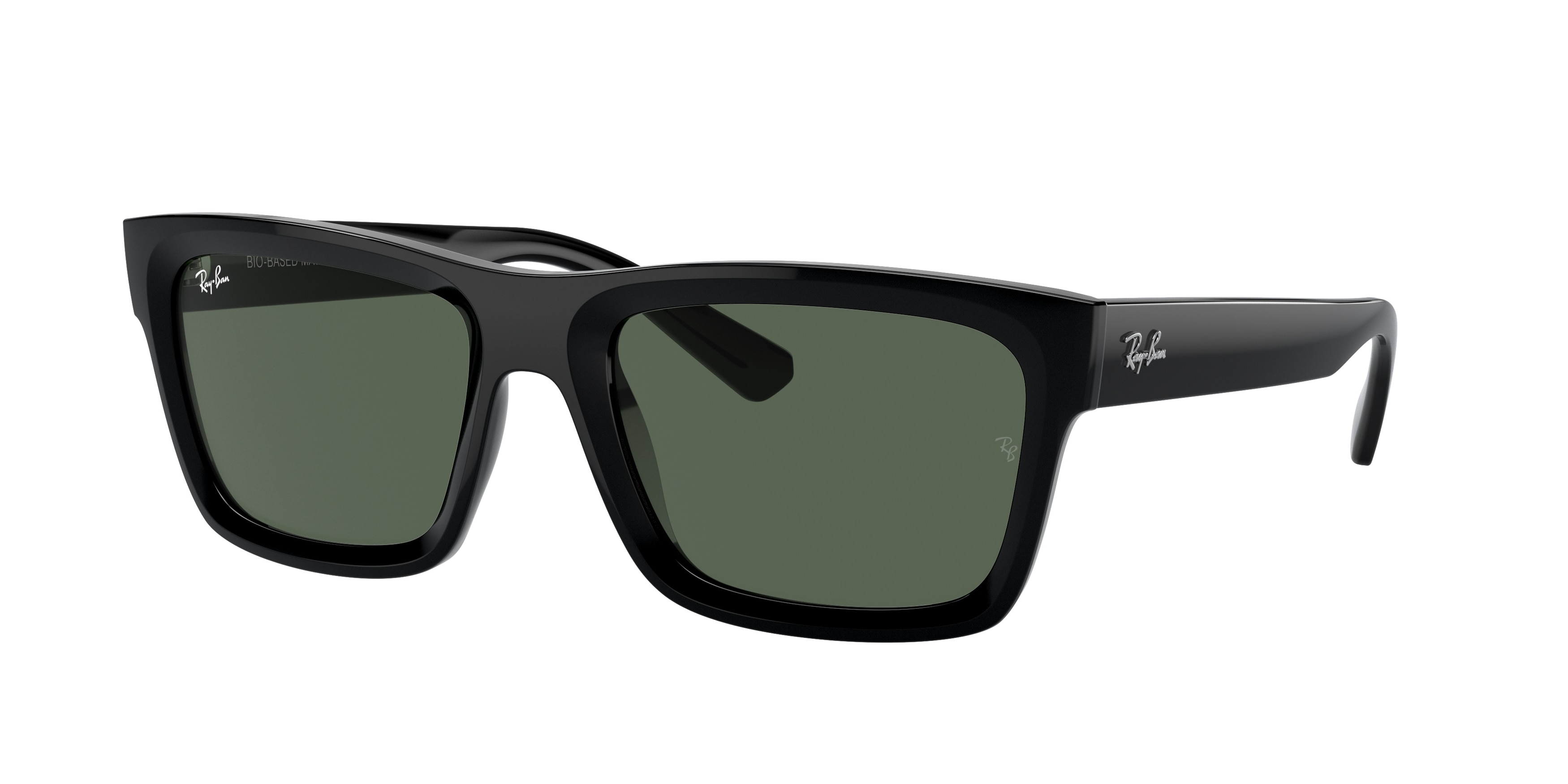 BRAND NEW RAY-BAN WARREN SUNGLASSES 0RB4396 WARREN BIO-BASED Sunglasses in Transparent Green and Brown  main image 2