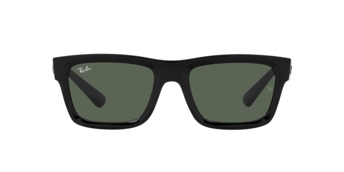 Ray-Ban RB4396 Warren Sunglasses - Black Frame, Dark Green  display picture 1