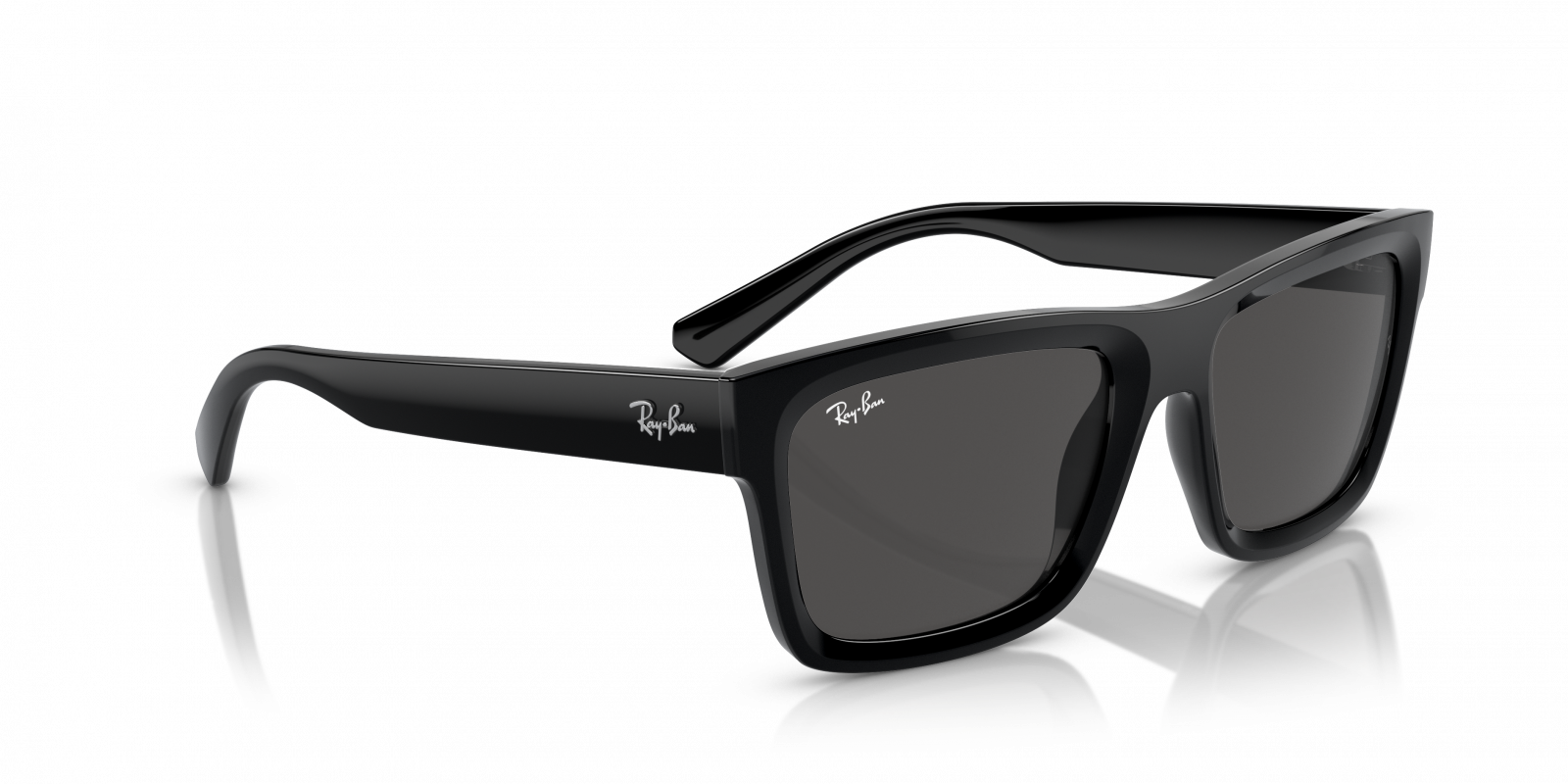 Ray-Ban RB4396 667787 Warren Sunglasses - Black Frame, Dark  display picture 1