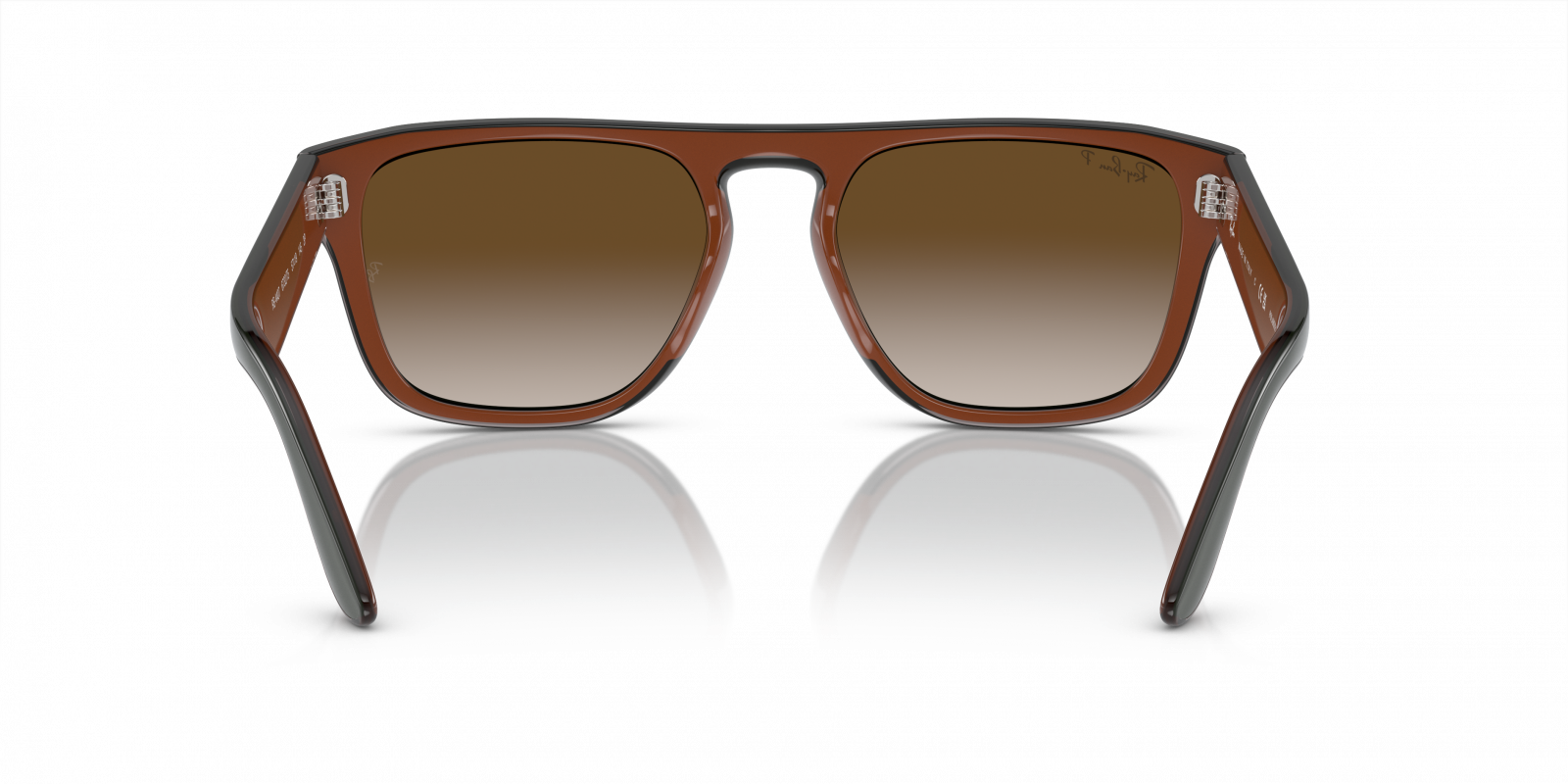 Ray-Ban RB4407 6732T5 Sunglasses - Green Frame, Brown Lenses  display picture 1