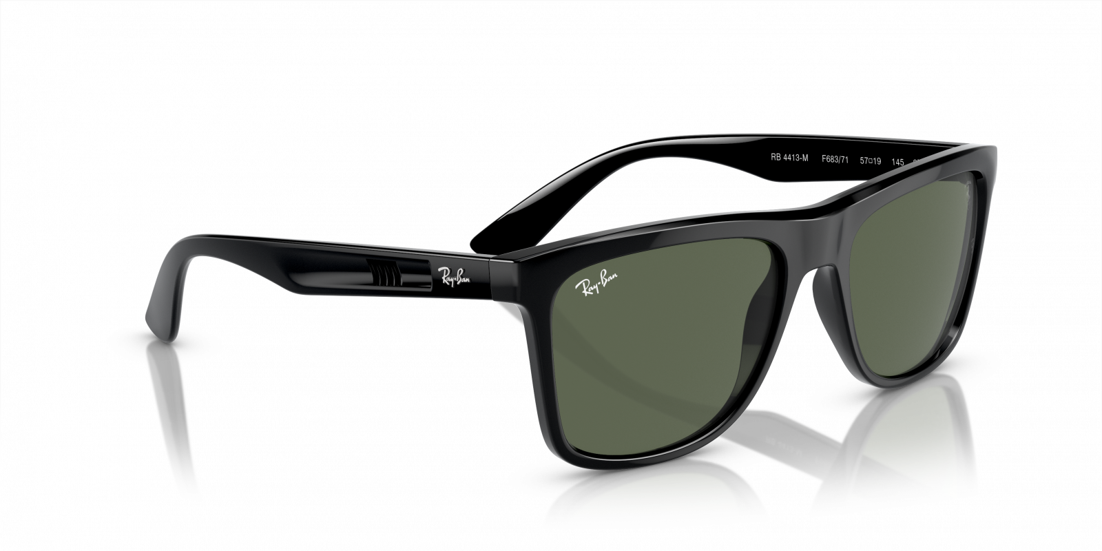 Ray-Ban RB4413M F68371 Black Sunglasses Amevista