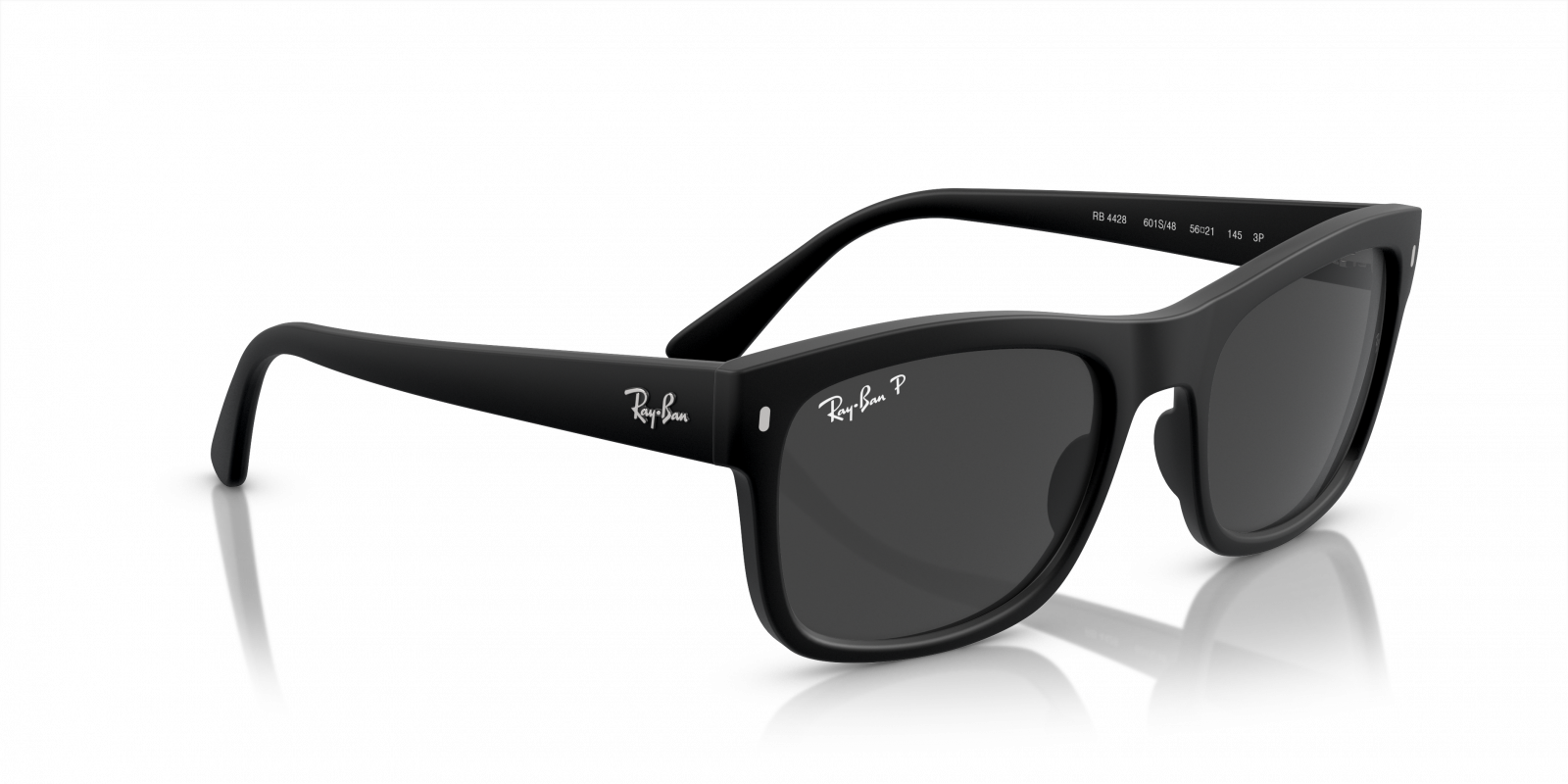 Ray-Ban RB4428 601S48 Black Sunglasses for Men & Women - Amevista