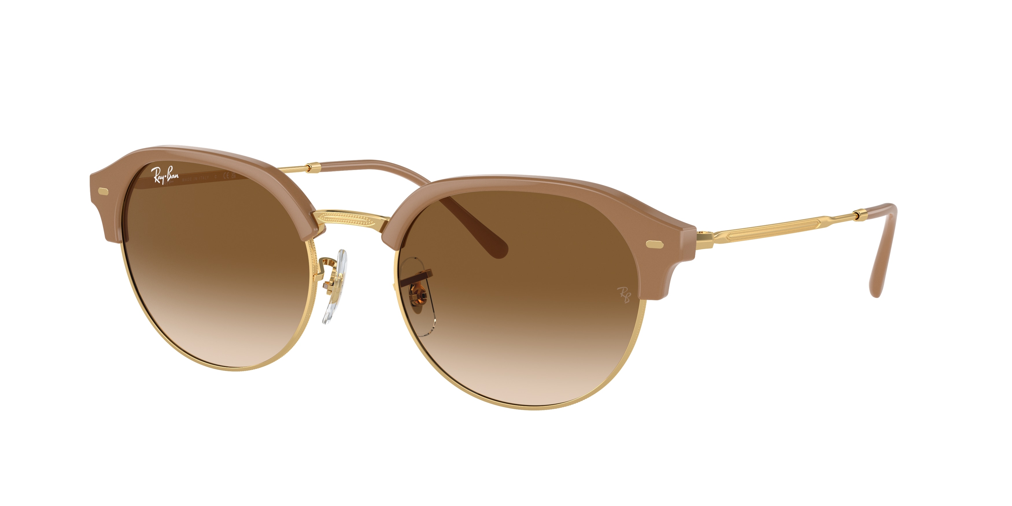 Ray-Ban Sunglasses RB4429 6721/51 Brown on Gold Round with Gradient Brown Lenses Buy Ray-Ban Brown RB4429 Sunglasses from Next Austria main image 3