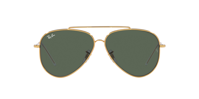 Ray-Ban Aviator Reverse Sunglasses Gold Frame Green Lenses  display picture 1