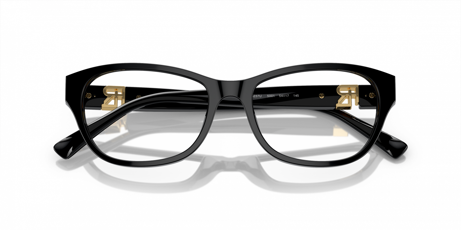 Ralph Lauren EYEGLASSES RL6237U-5001-52 New with case RALPH LAUREN RL6237U Oval Eyeglasses | EyeOns.com main image 3