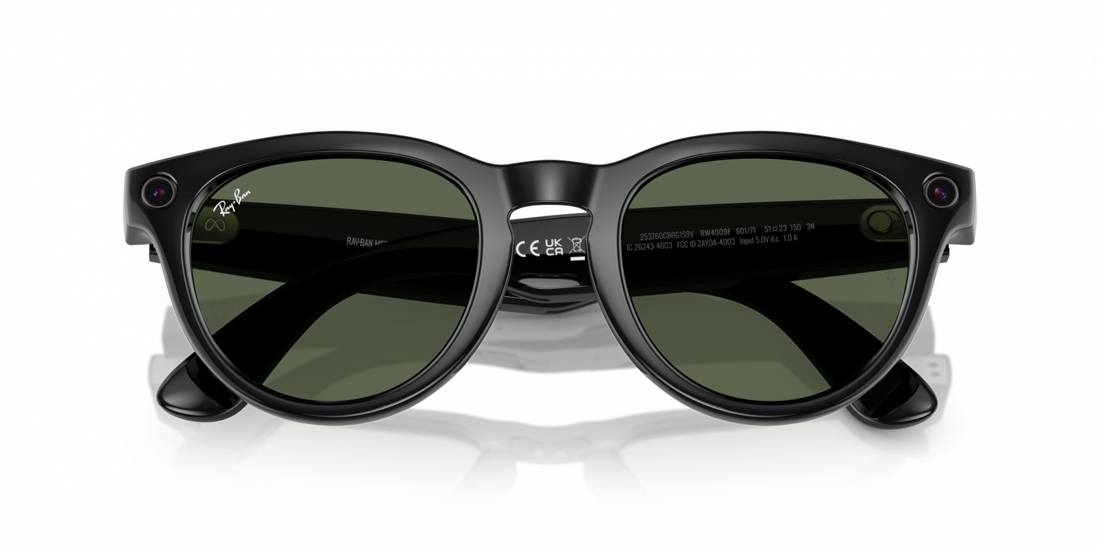 Ray-Ban Meta RW4009F 601 71 Headliner Sunglasses - Amevista
