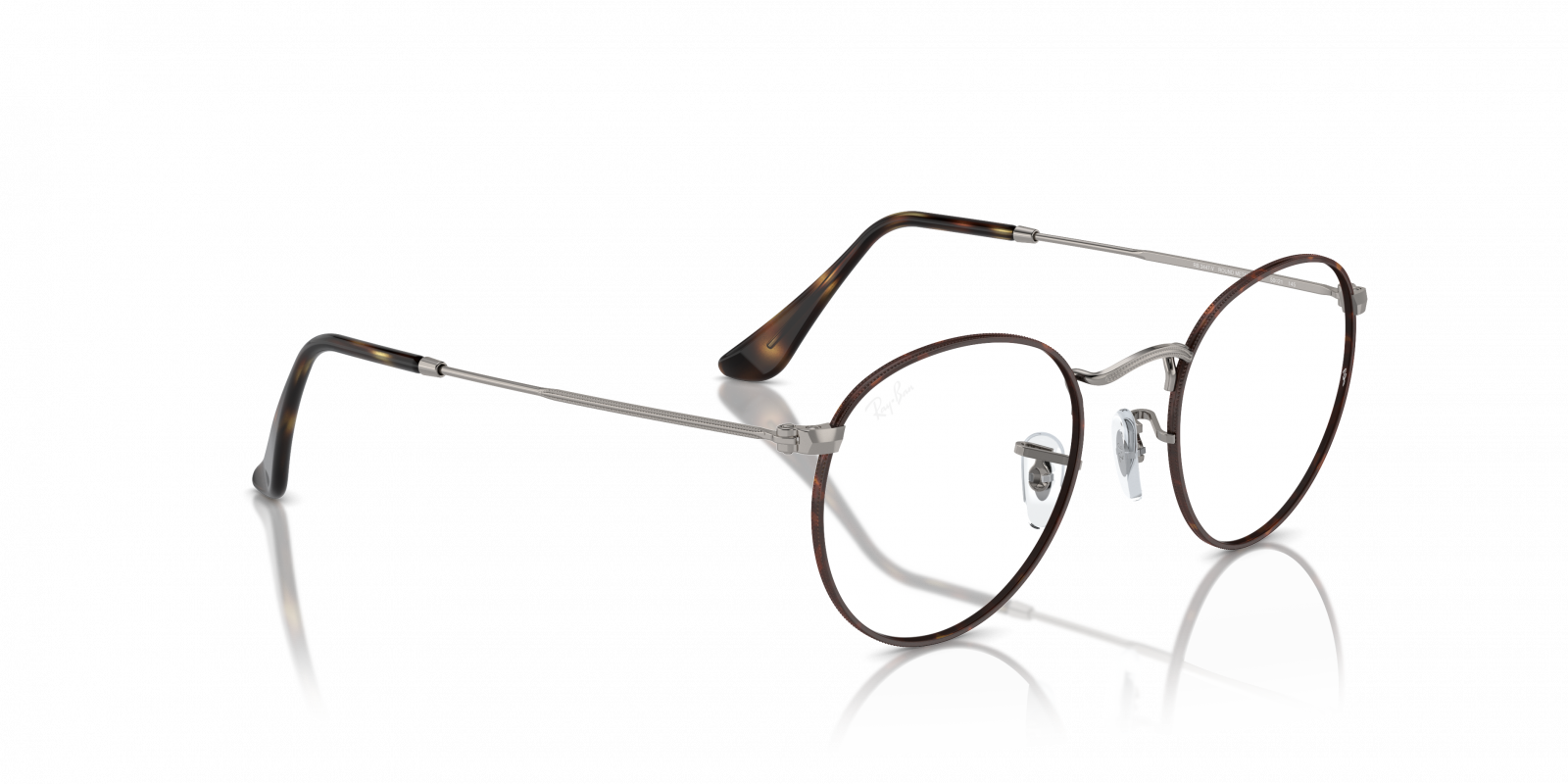 Ray-Ban RX3447V 3174 Round Metal Glasses - Unisex - Amevista