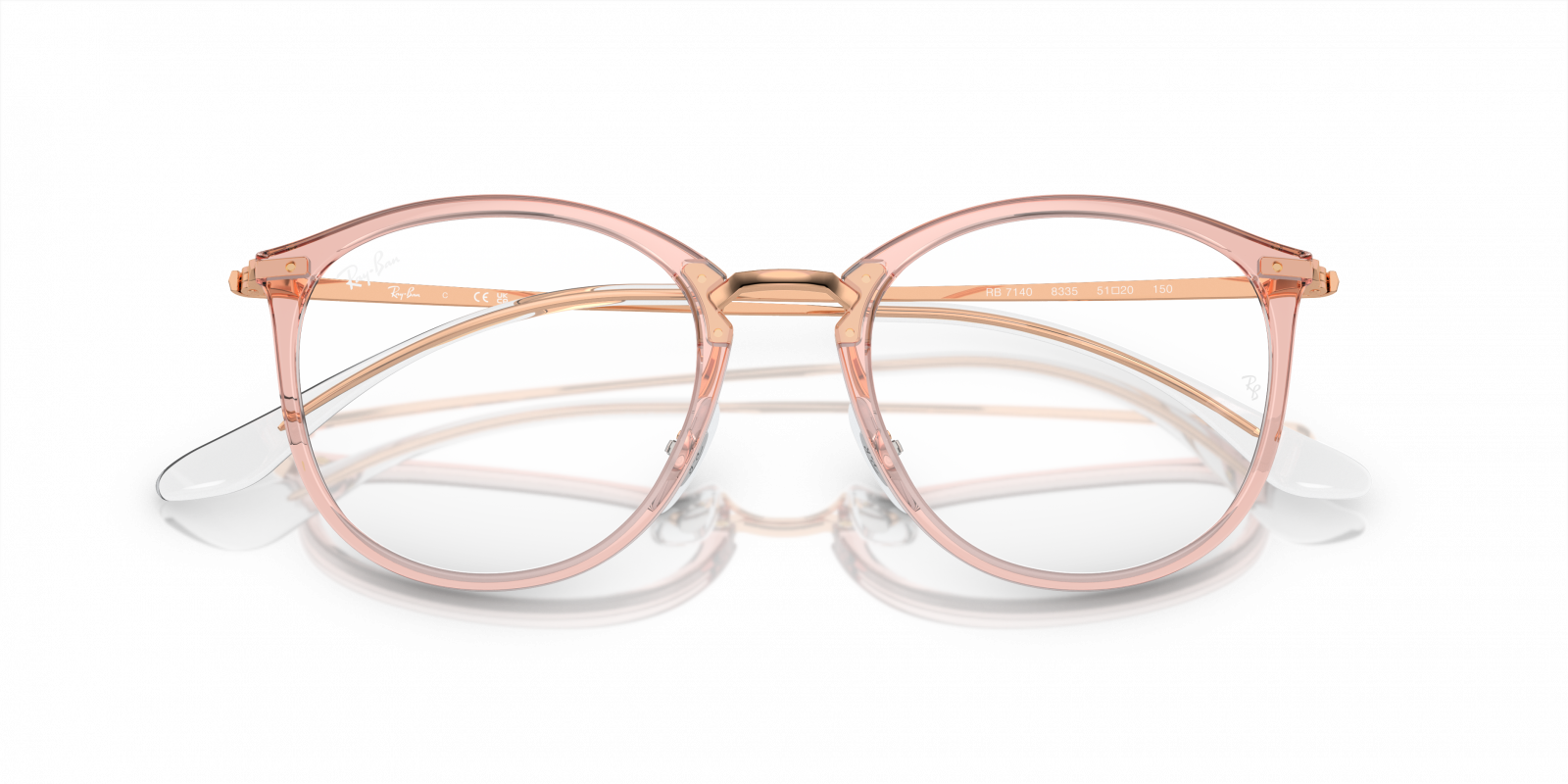 ray ban metal Frames Eyeglasses women + Designer Case. Pristine Condition, Chic Ray-Ban RB3749V - Oval Silver Frame Eyeglasses | Eyebuydirect main image 4
