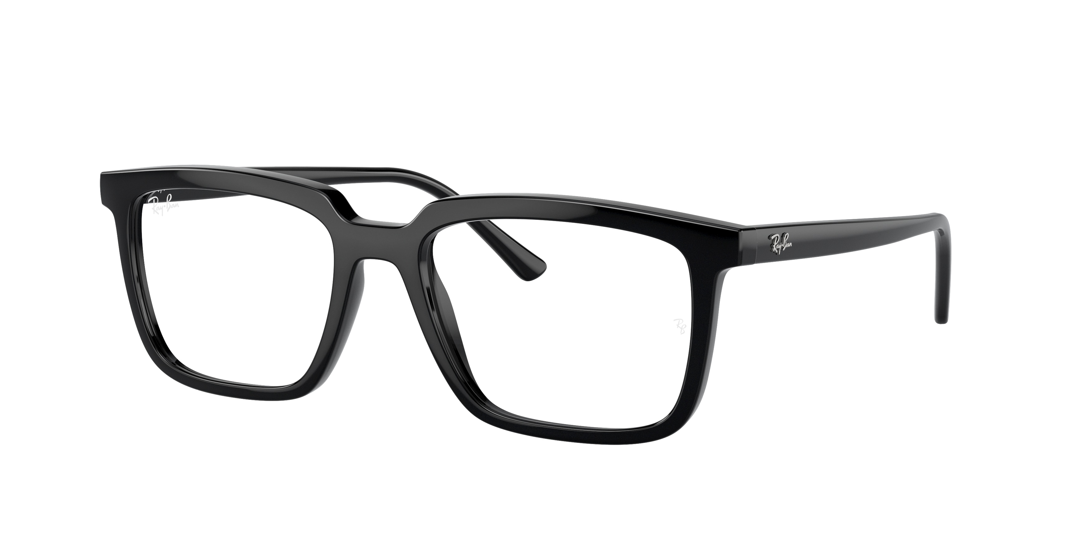 Ray-Ban RX7239 2000 Alain Rectangular Glasses - Black  display picture 3