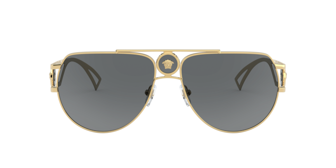 Versace VE2225 100287 Gold Aviator Sunglasses for Men - Amevista display picture 3