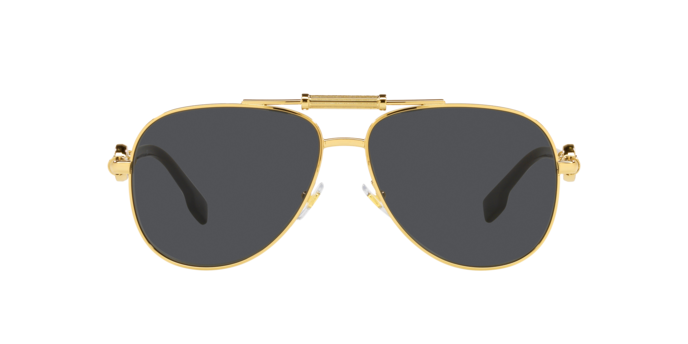 Versace VE2236 100287 Gold Aviator Sunglasses - Amevista display picture 1