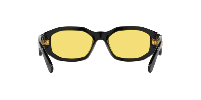Versace VE4361 GB1/85 Oval Sunglasses – Solid Black/Yellow Versace VE4361 GB1/85 | Online Sale - Amevista main image 3