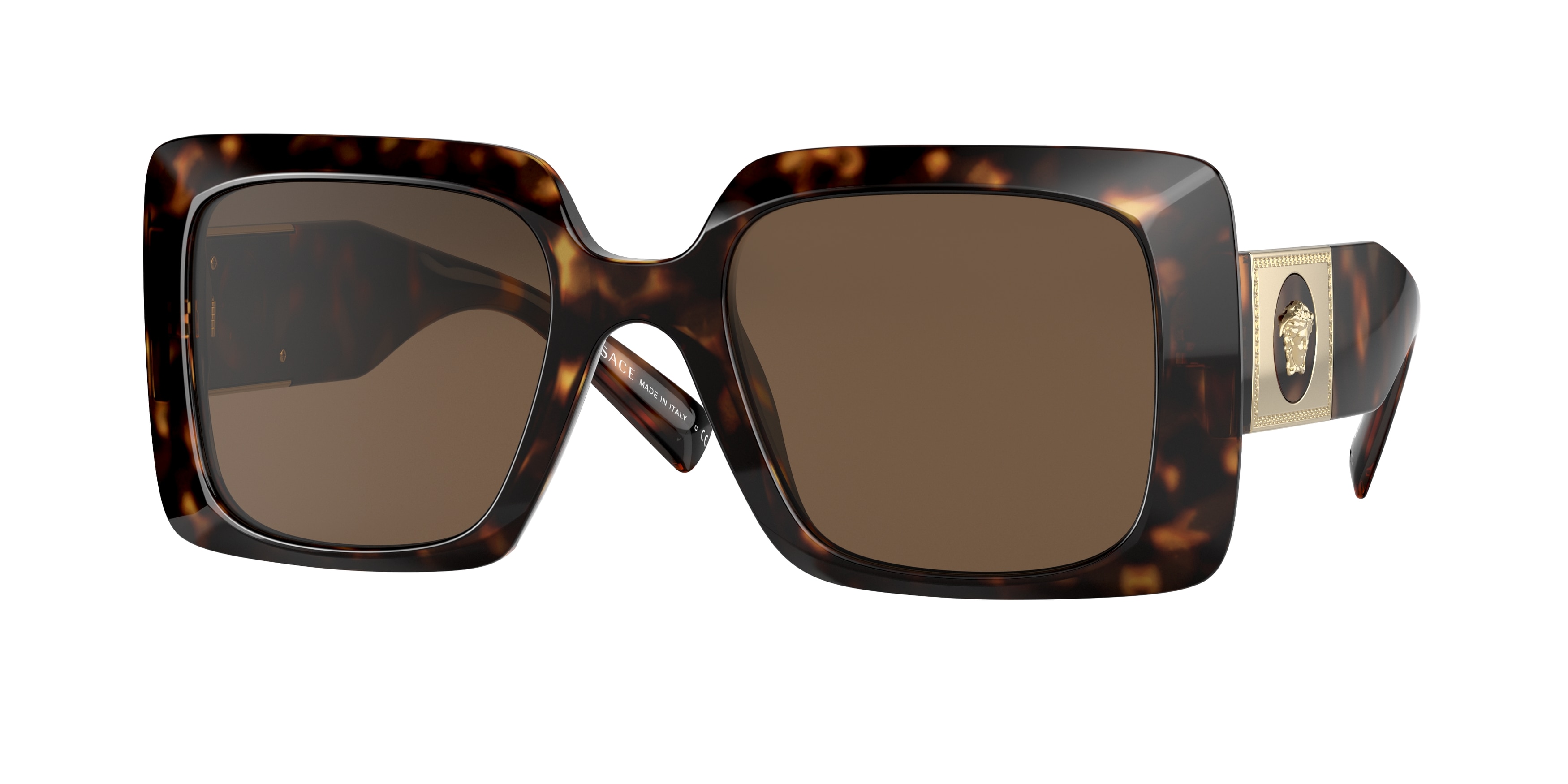 Versace VE4405 108/73 BRAND NEW Sunglasses Havana Brown Women Versace Sunglasses VE4405 108/73 Havana Dark Brown | eBay main image 3