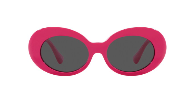NWT Versace 0VE4426BU-536787 Sunglasses Versace VE 4426BU 536787 Fuchsia Plastic Oval Sunglasses  main image 4