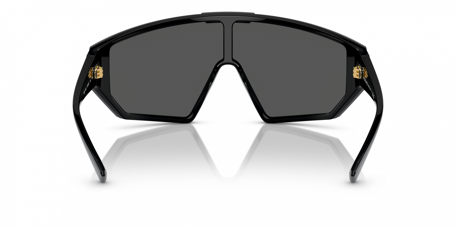 Versace VE4461 GB1 87 Sunglasses - Black Frame, Grey/Gold 