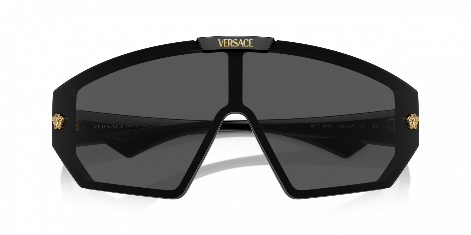 Versace VE4461 GB1 87 Sunglasses - Black Frame, Grey/Gold  display picture 3