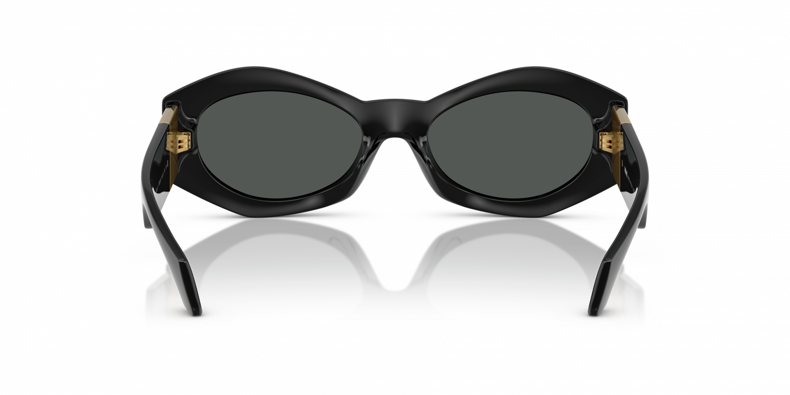 Versace VE4466U GB1/87 Sunglasses Black Geometric Frame, Dark Grey Lenses VERSACE VE4466U GB1/87 Black/Dark Grey 54-19-140 Sunglasses  main image 3