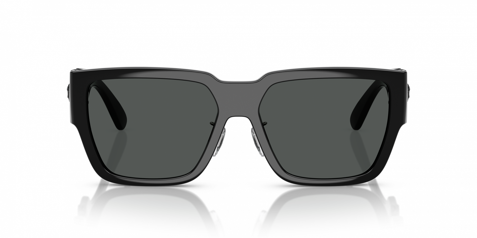 NWT Versace VE4483D Black Rectangle 57mm Sunglasses Versace VE4483D 536087 Men main image 3