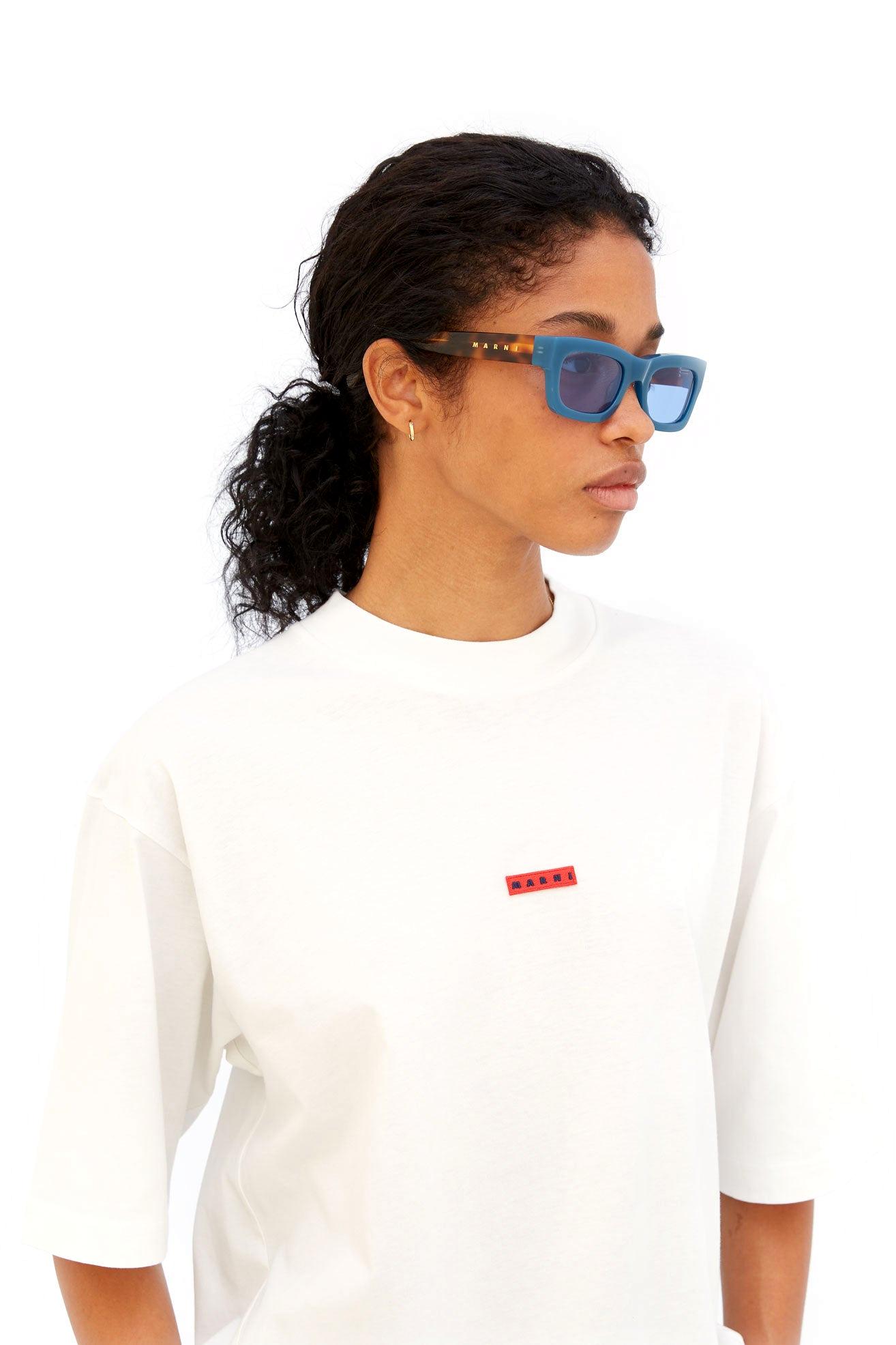 Marni ICJ5 JB0 Kawasan Falls Blue Havana 