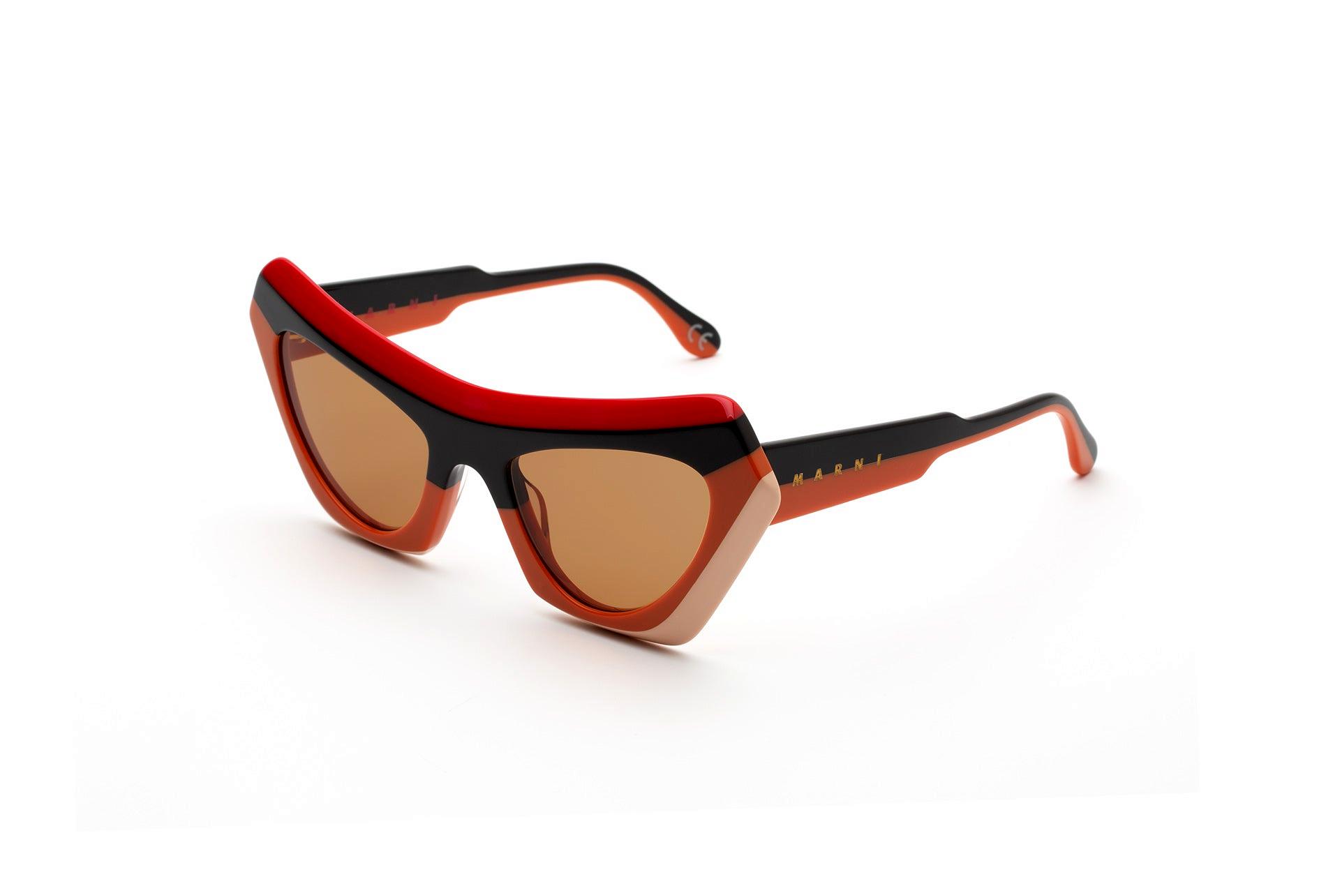 Marni I8XR P1N Devil's Pool Stripes Orange 