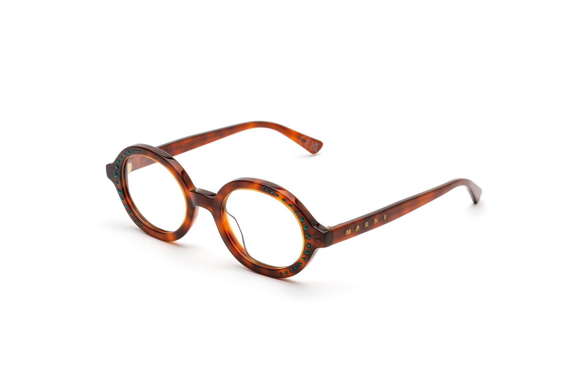 Marni IZYU AQK Nakagin Tower Optical Blonde Havana 