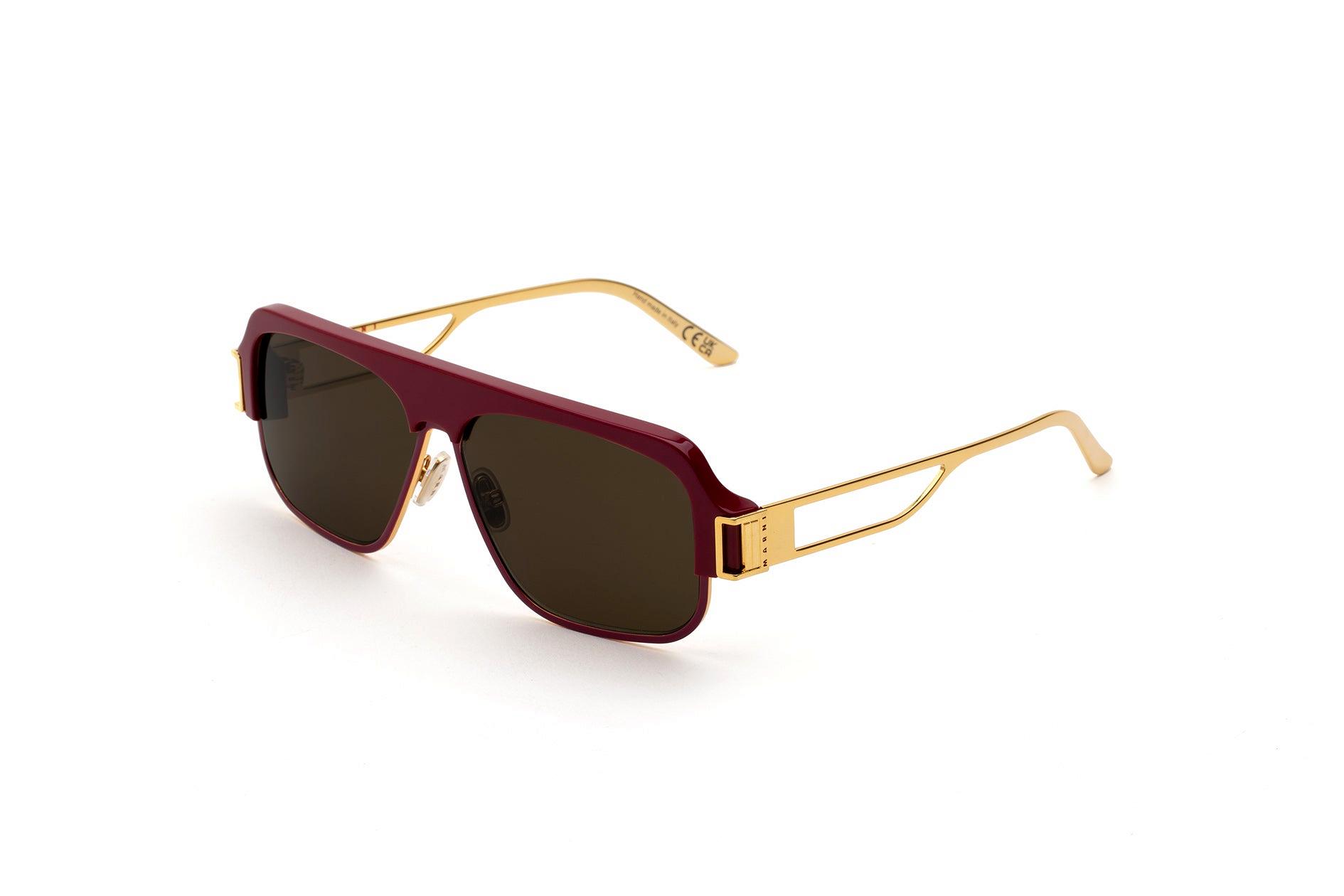 Marni I83B I2U Burullus Burgundy Gold 