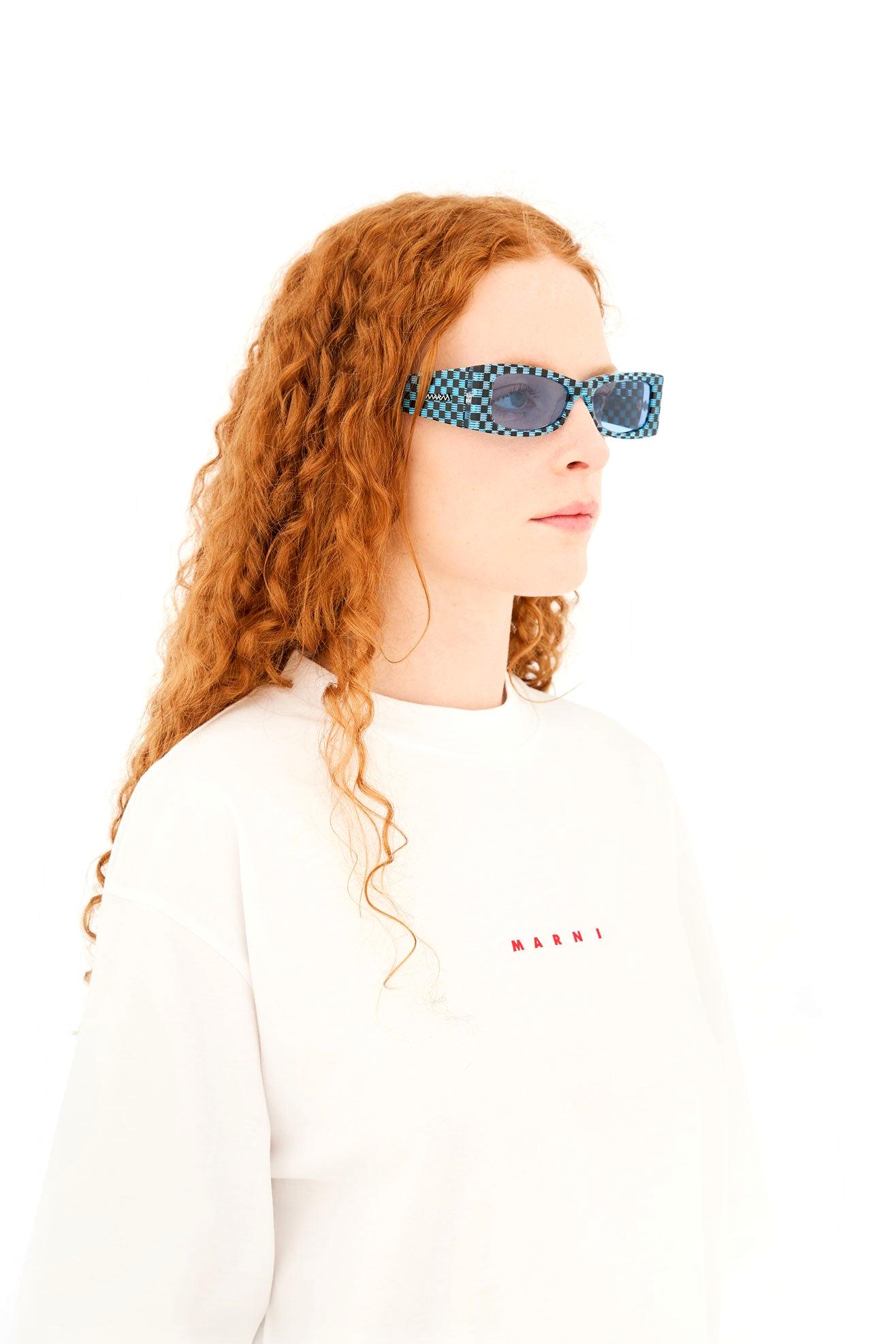 Marni IGB6 OAY Zokoa Blue/black Checks 