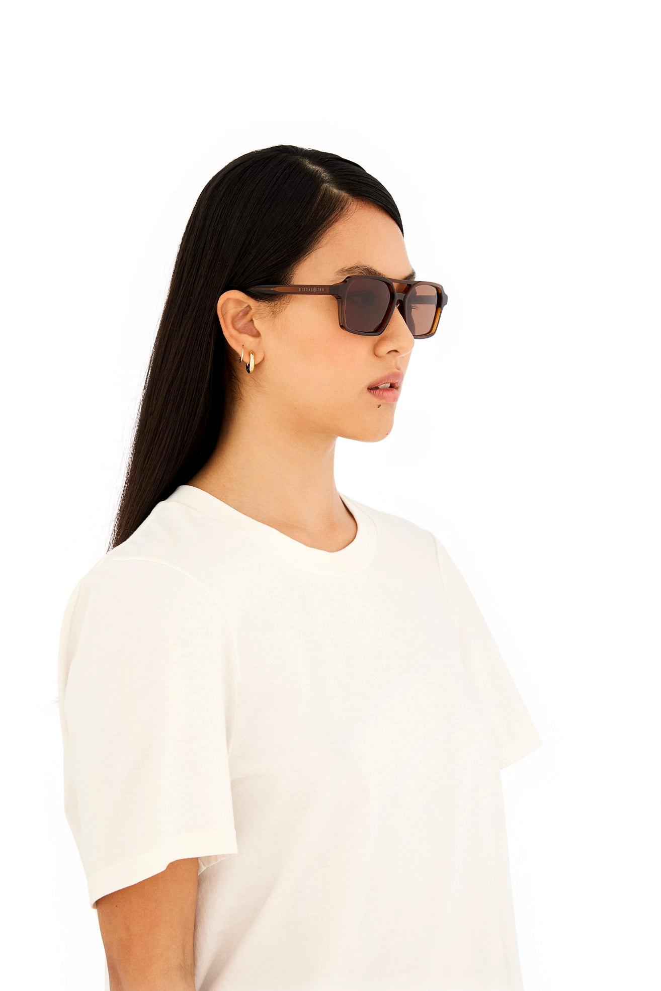 Maison Margiela I93J PAN Lunettes 7 Marron 