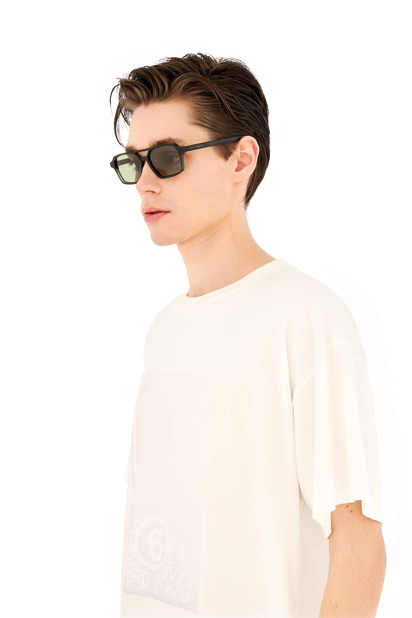 Maison Margiela I7YU S36 Lunettes 7 Vertes 