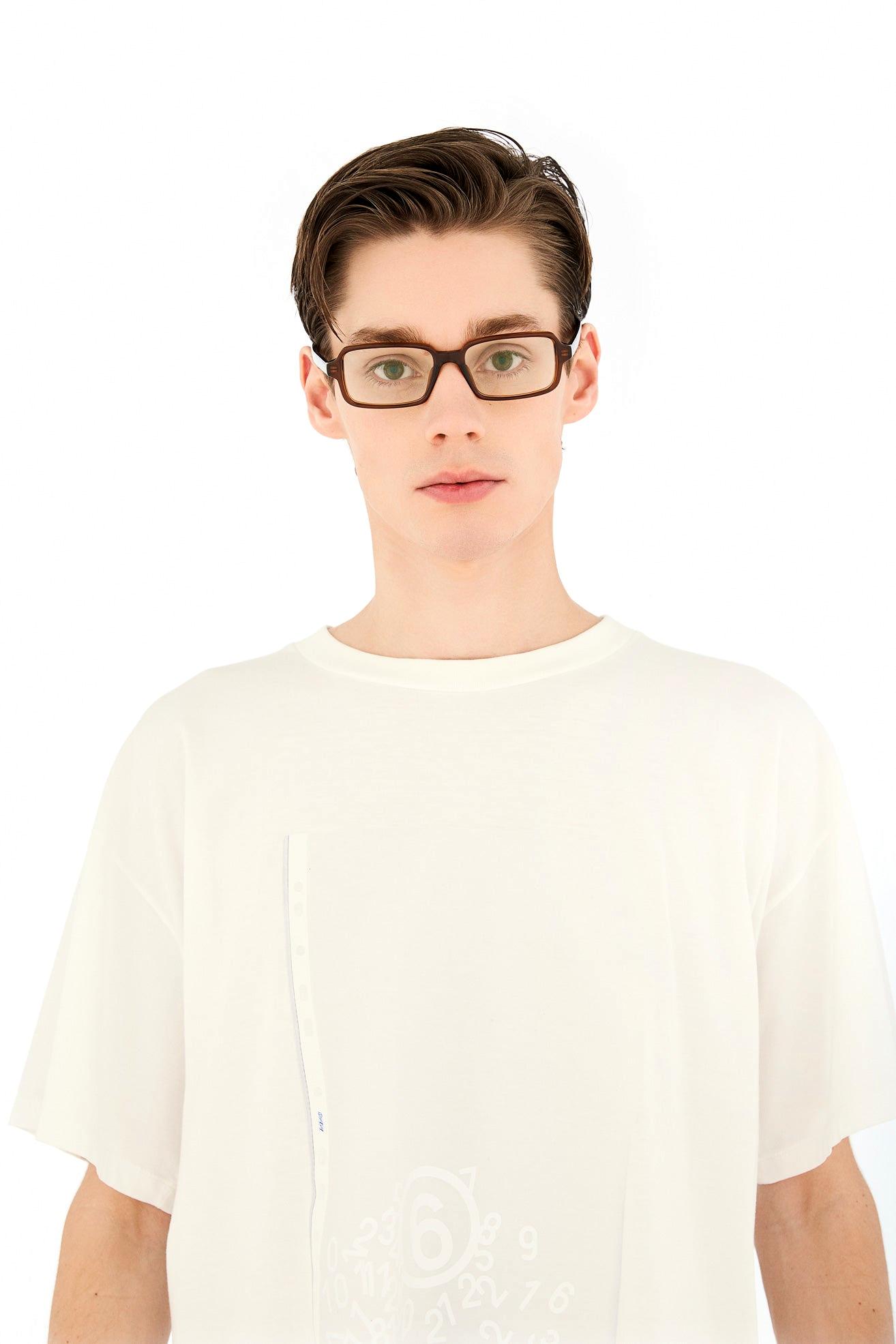 Maison Margiela IPH9 A5F Lunettes 10 Optiques Marron 