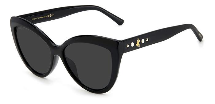 Jimmy Choo Butterfly Sunglasses Sinnie 807IR Black 57mm Jimmy Choo Butterfly Sunglasses Sinnie 807IR Black 57mm  main image 4